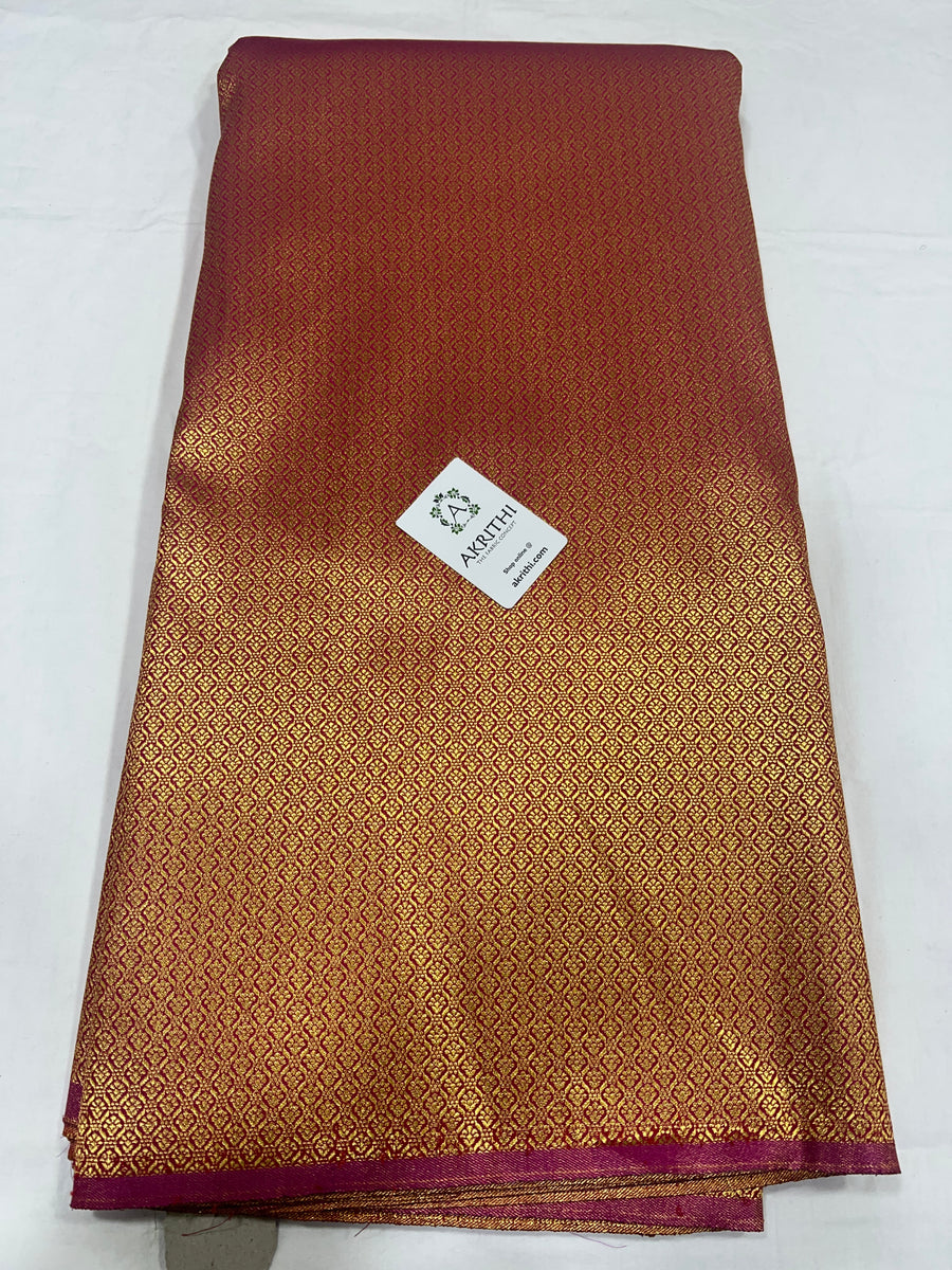 Pure Banarasi brocade fabric