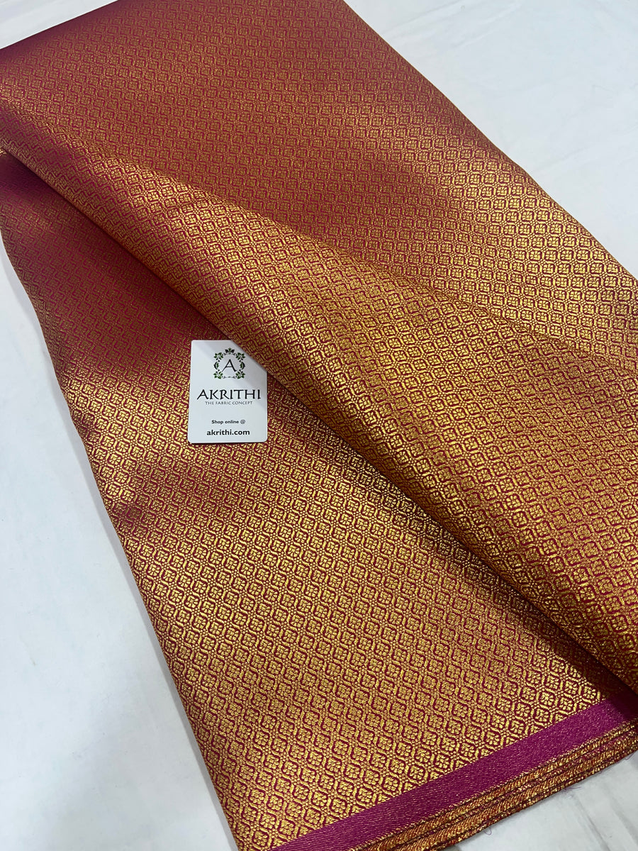 Pure Banarasi brocade fabric