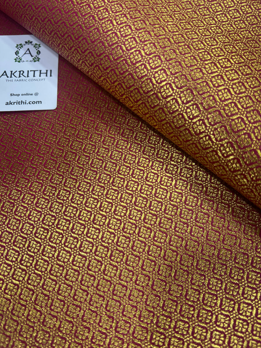 Pure Banarasi brocade fabric