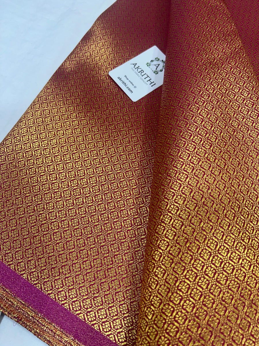 Pure Banarasi brocade fabric