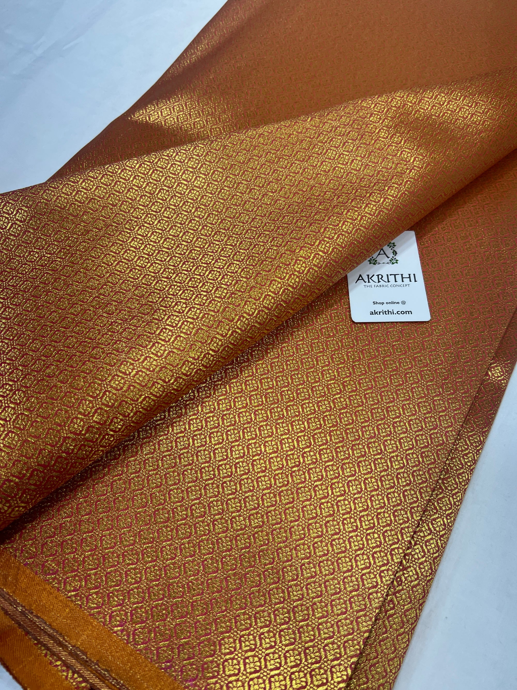 Pure Banarasi brocade fabric