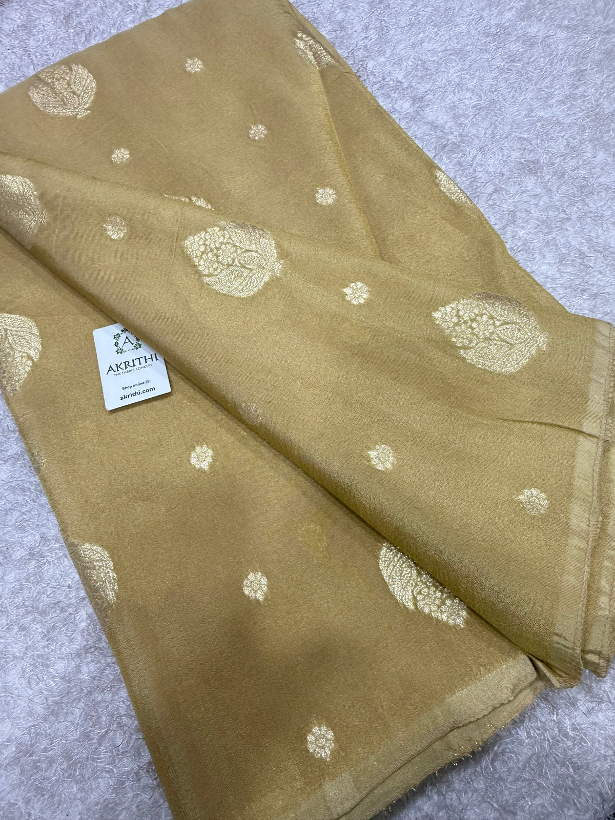 Pure tissue jacquard Butti fabric