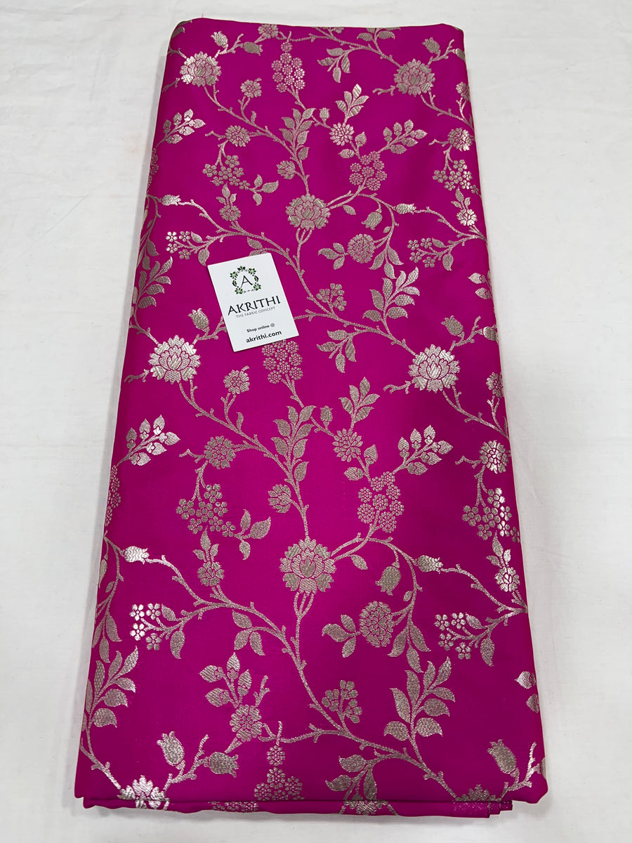 Handloom Banarasi brocade fabric