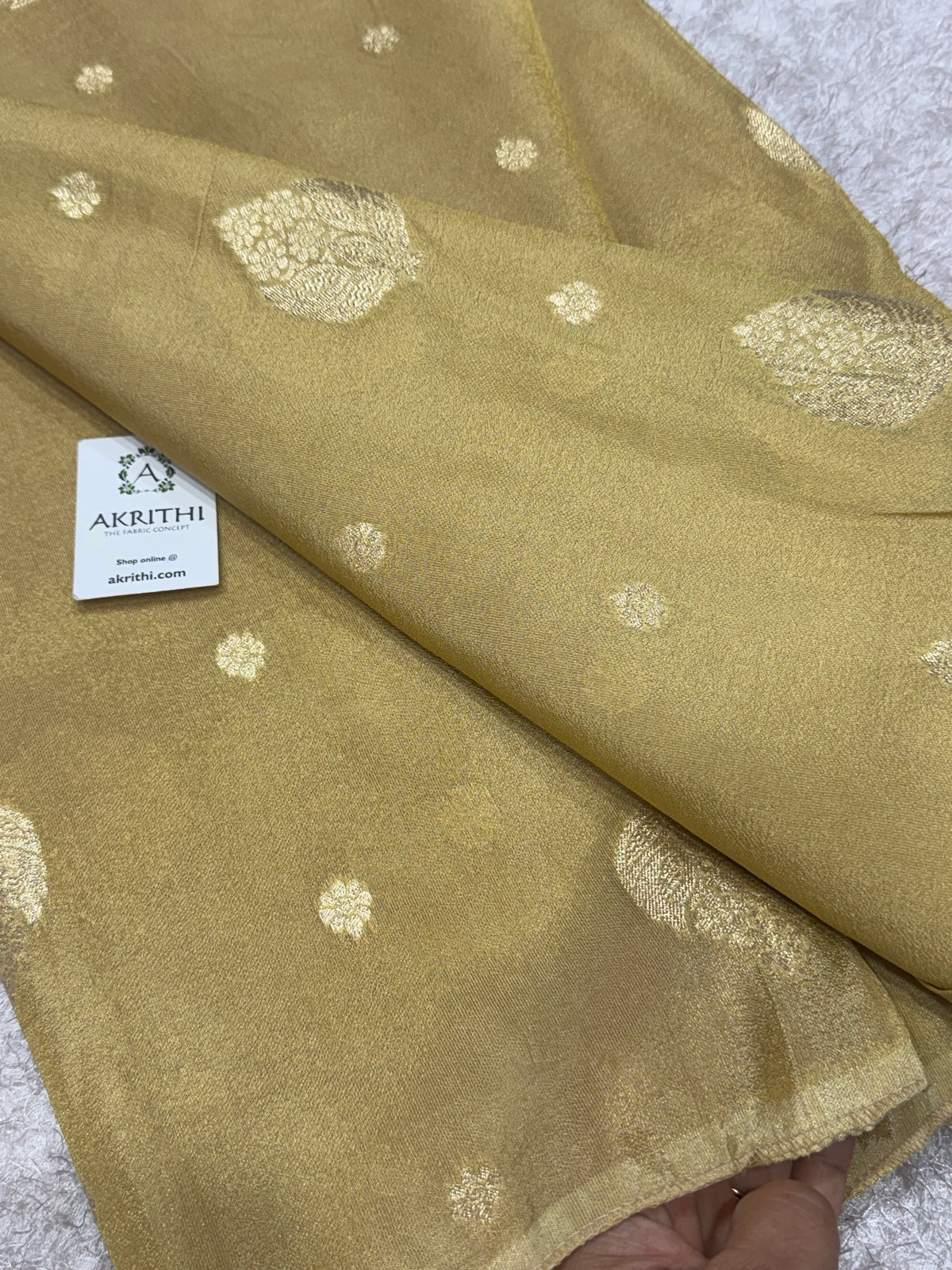 Pure tissue jacquard Butti fabric