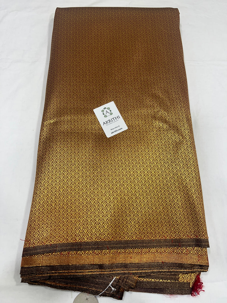 Pure Banarasi brocade fabric