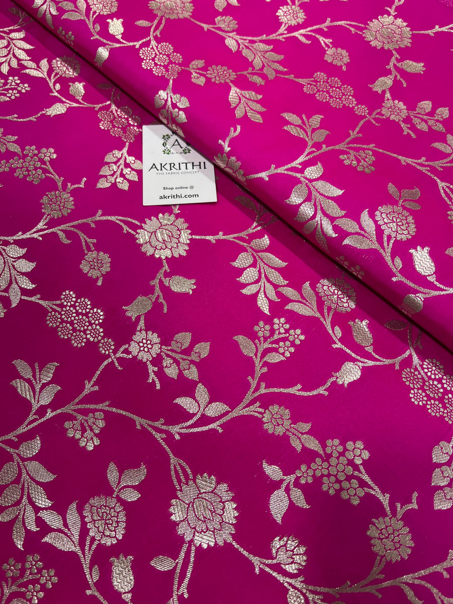 Handloom Banarasi brocade fabric