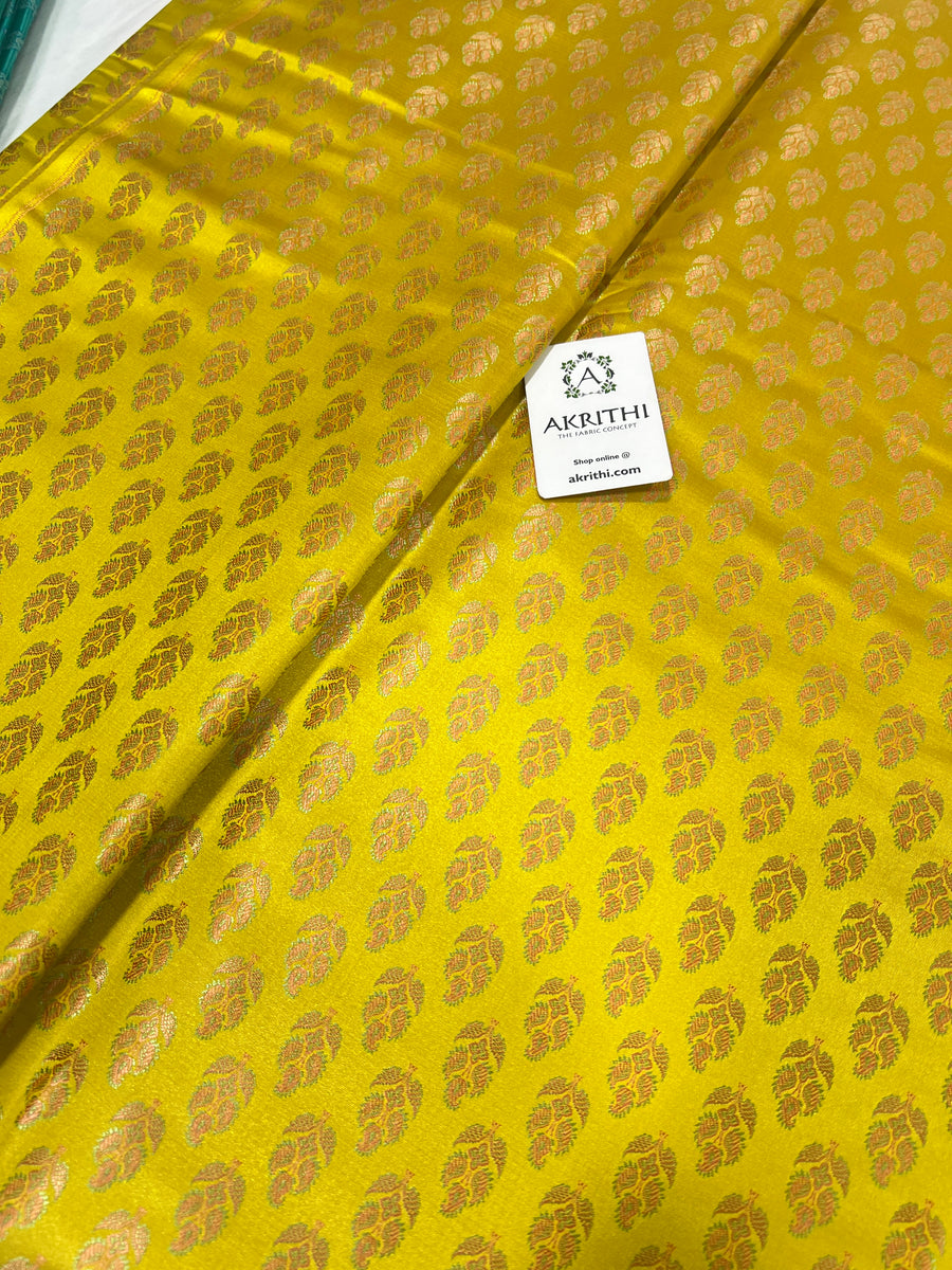 Pure Banarasi brocade fabric