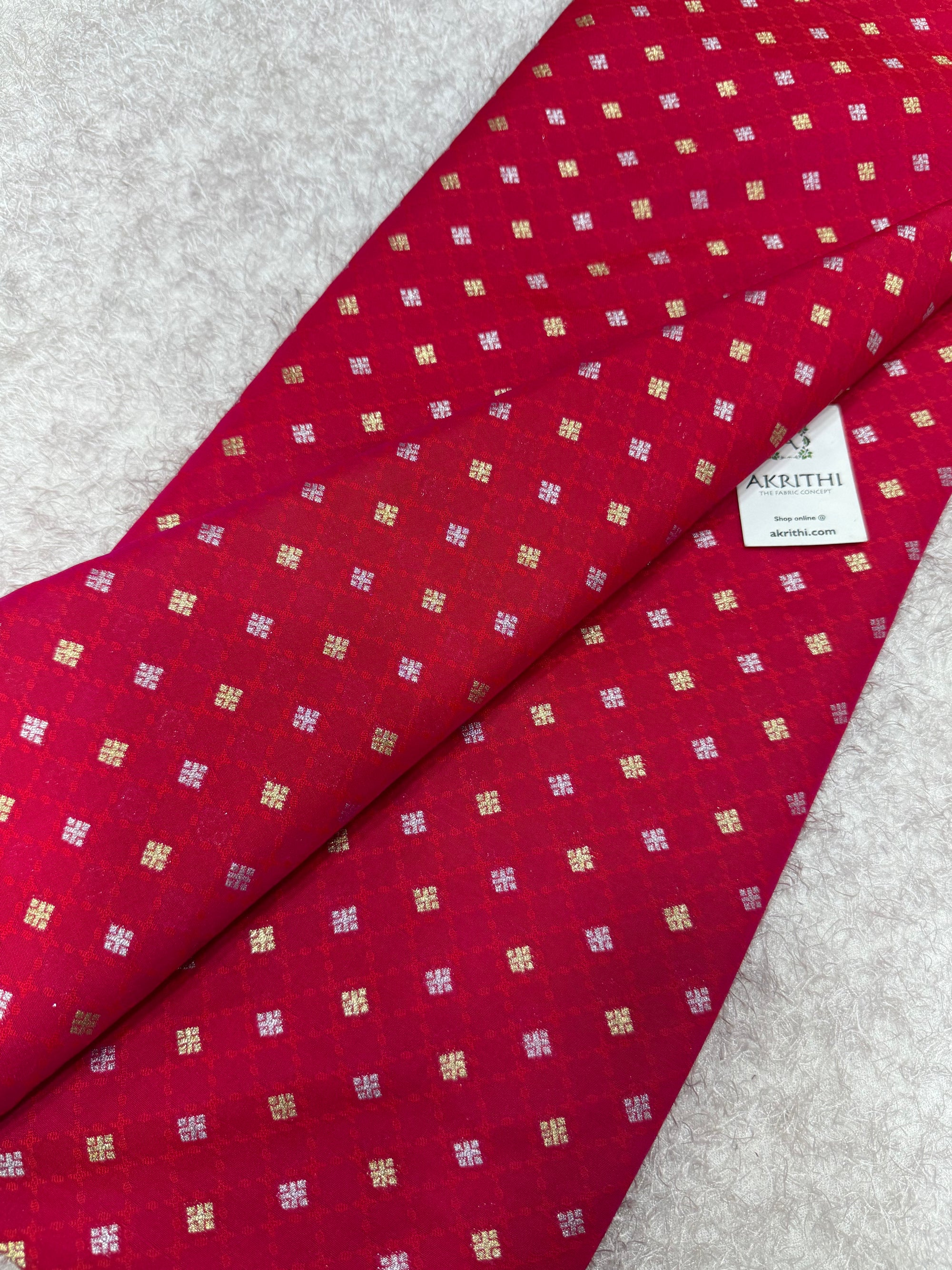 Pure Banarasi brocade fabric