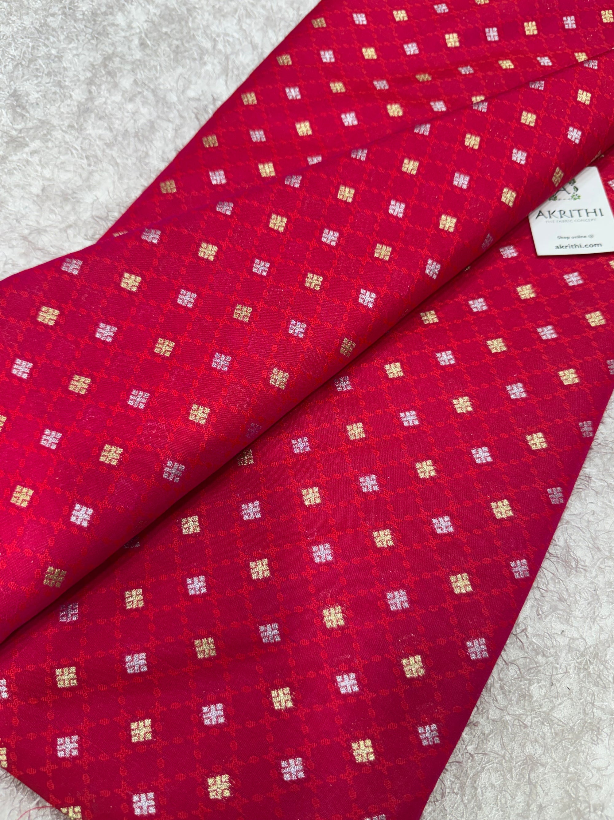 Pure Banarasi brocade fabric
