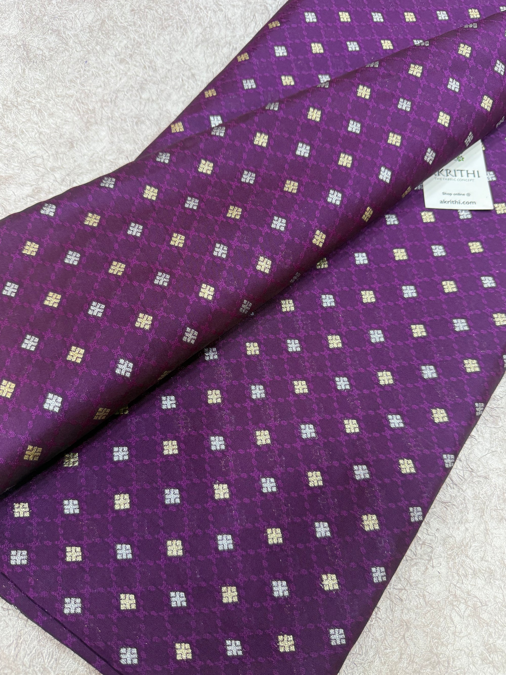 Pure Banarasi brocade fabric