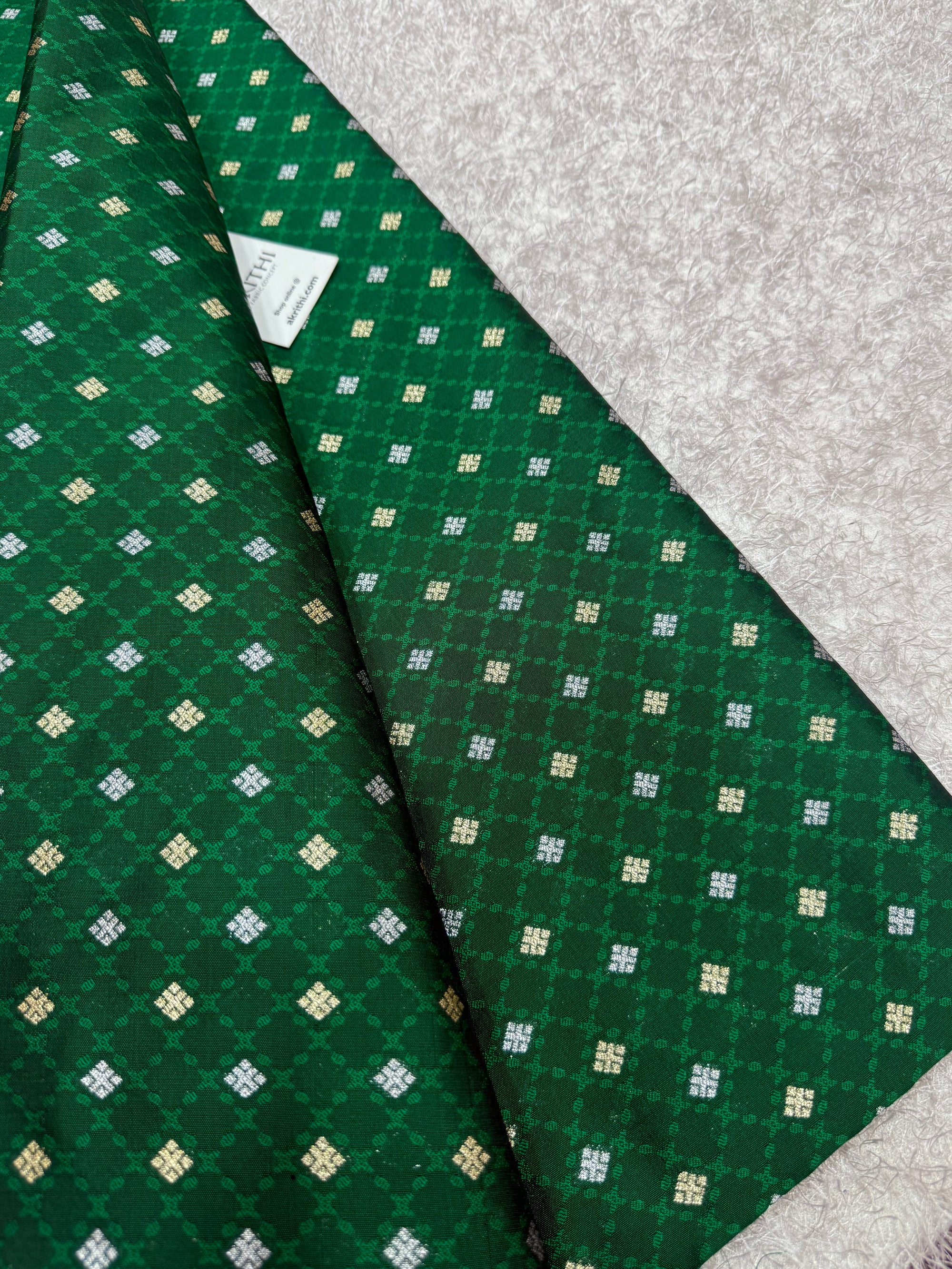 Pure Banarasi brocade fabric