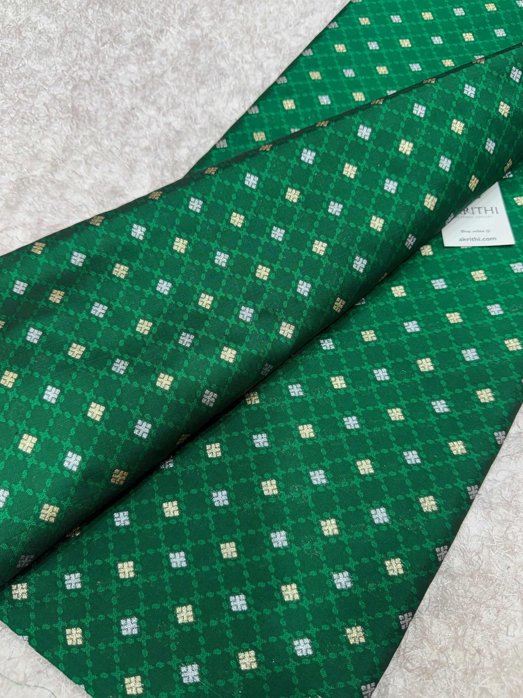 Pure Banarasi brocade fabric