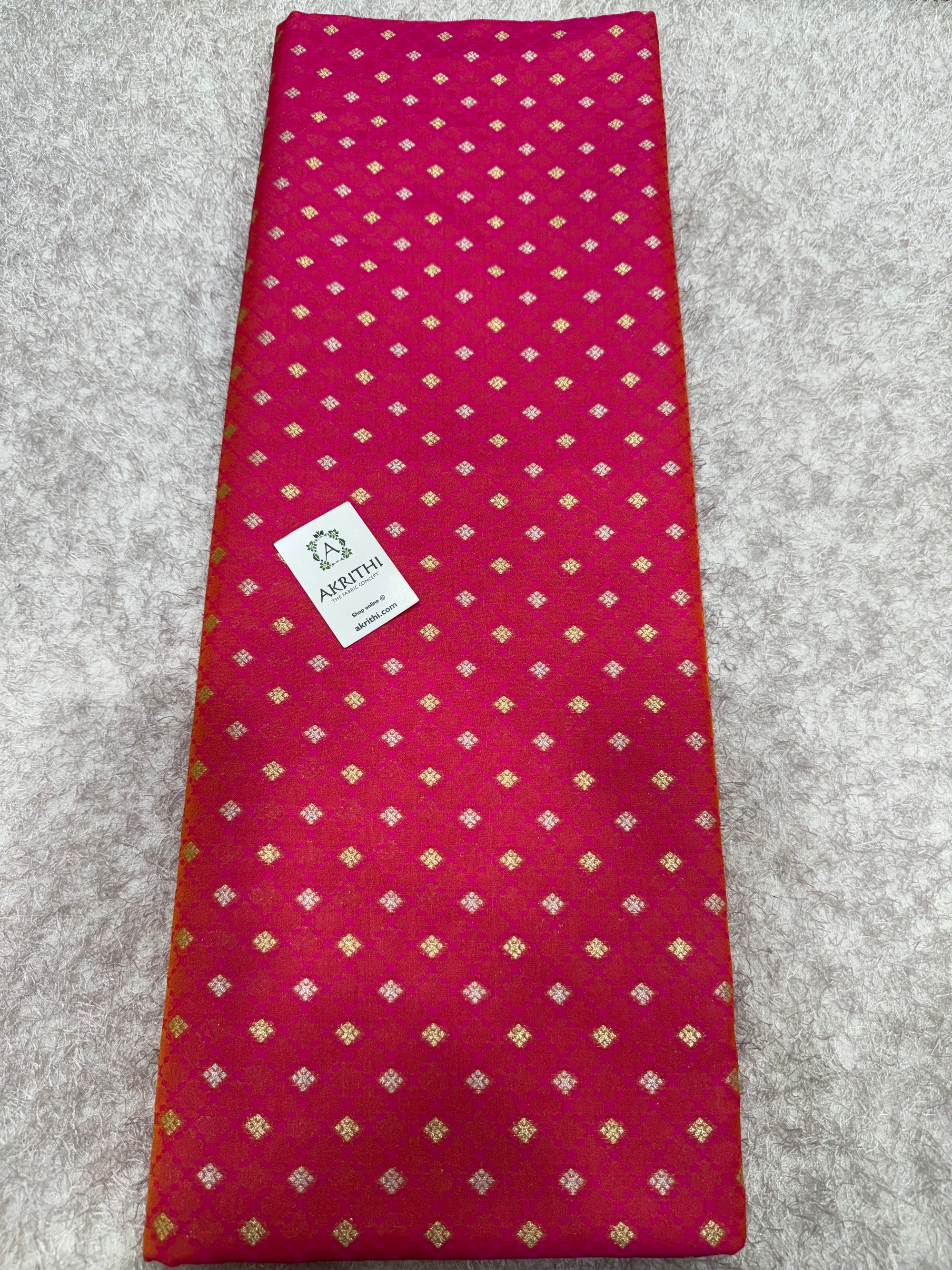 Pure Banarasi brocade fabric