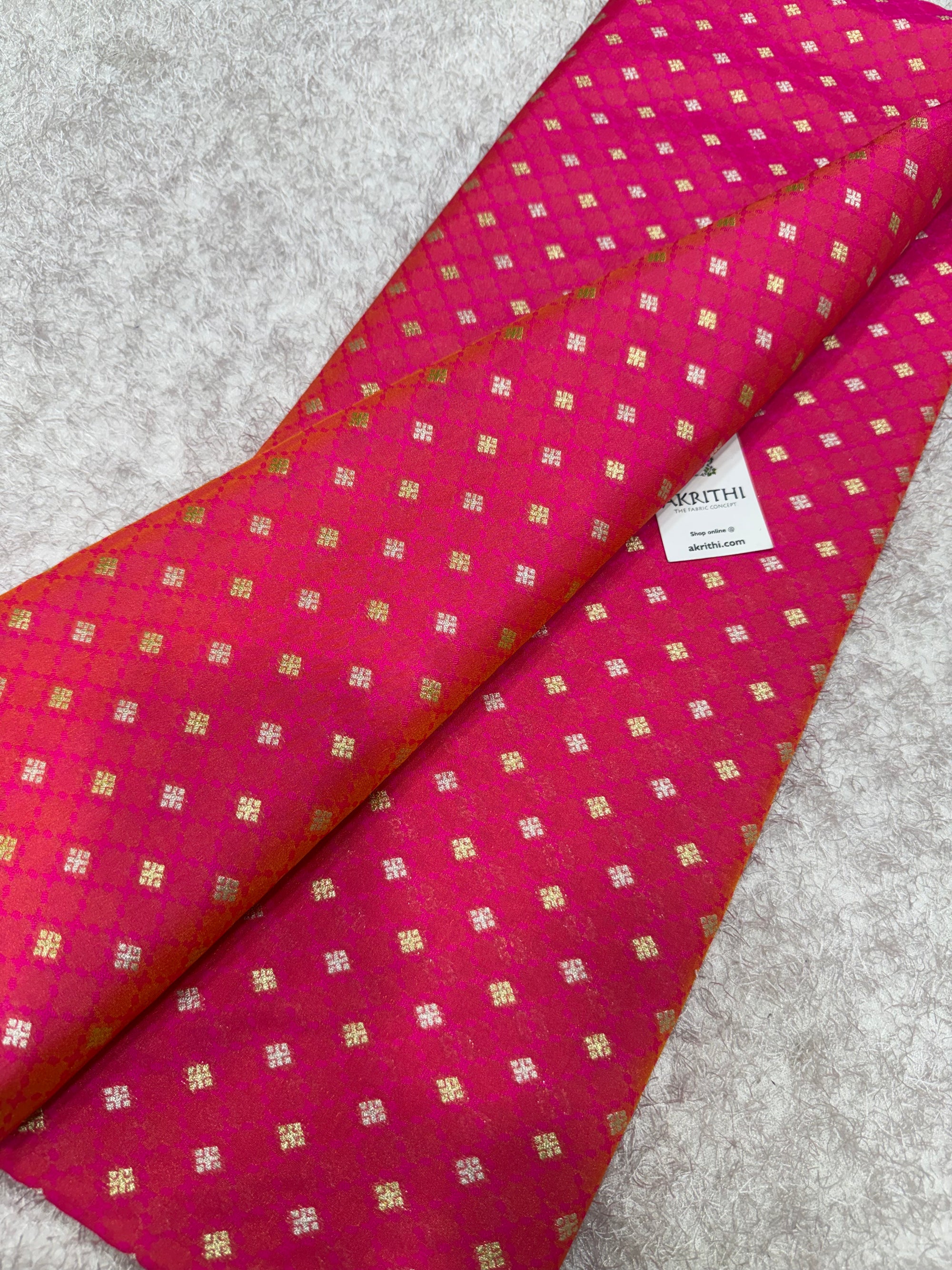 Pure Banarasi brocade fabric