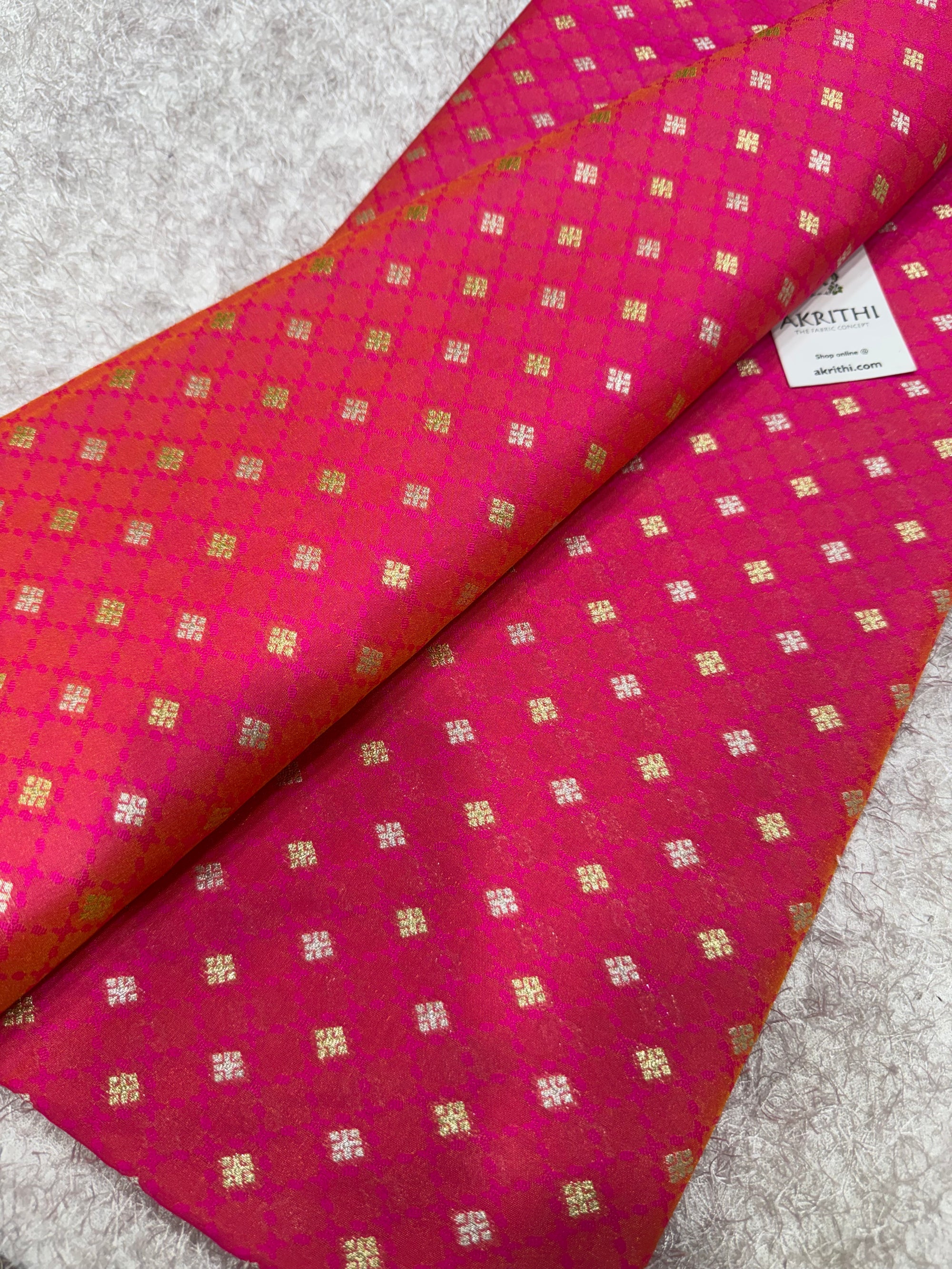 Pure Banarasi brocade fabric