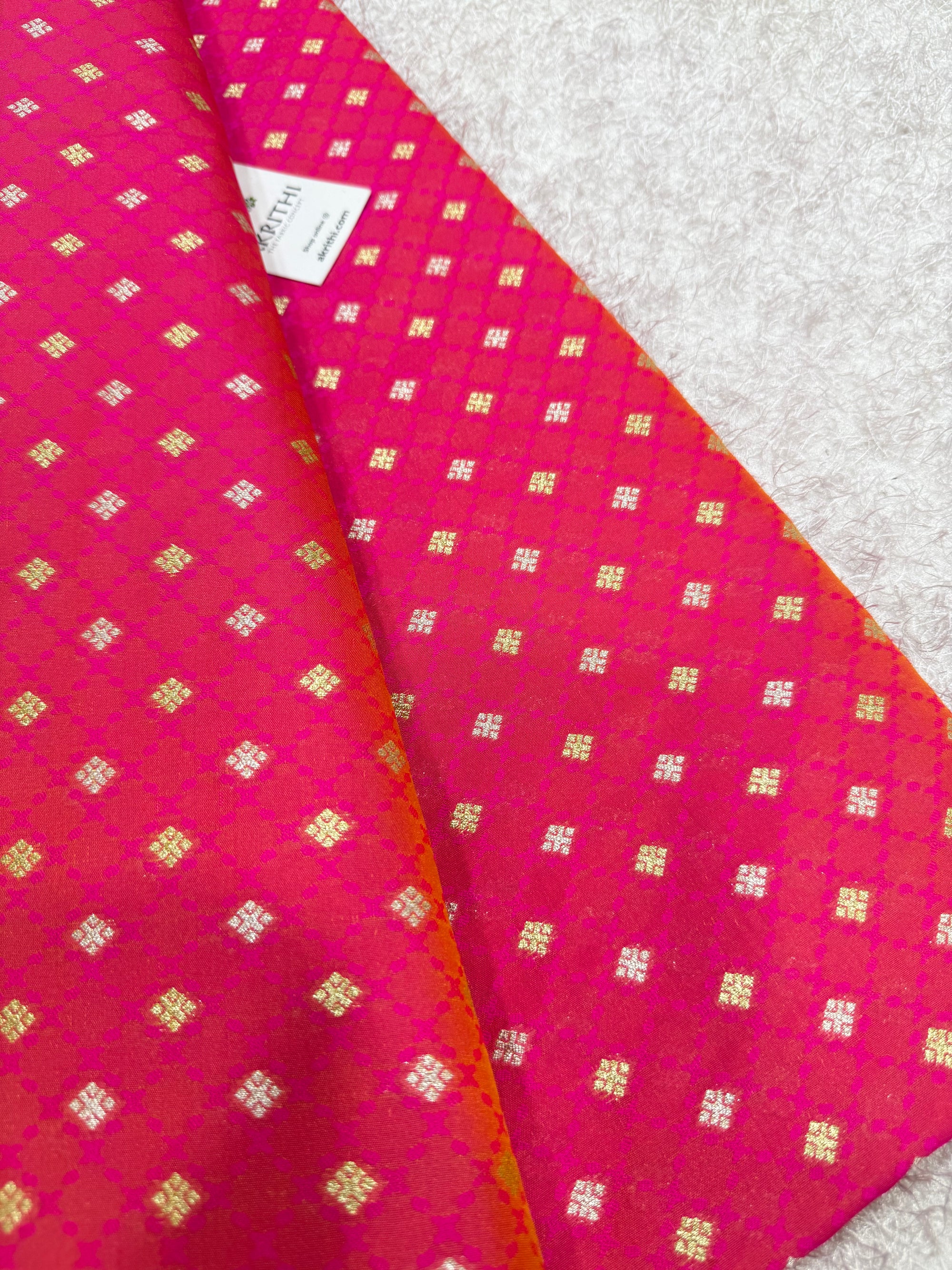 Pure Banarasi brocade fabric