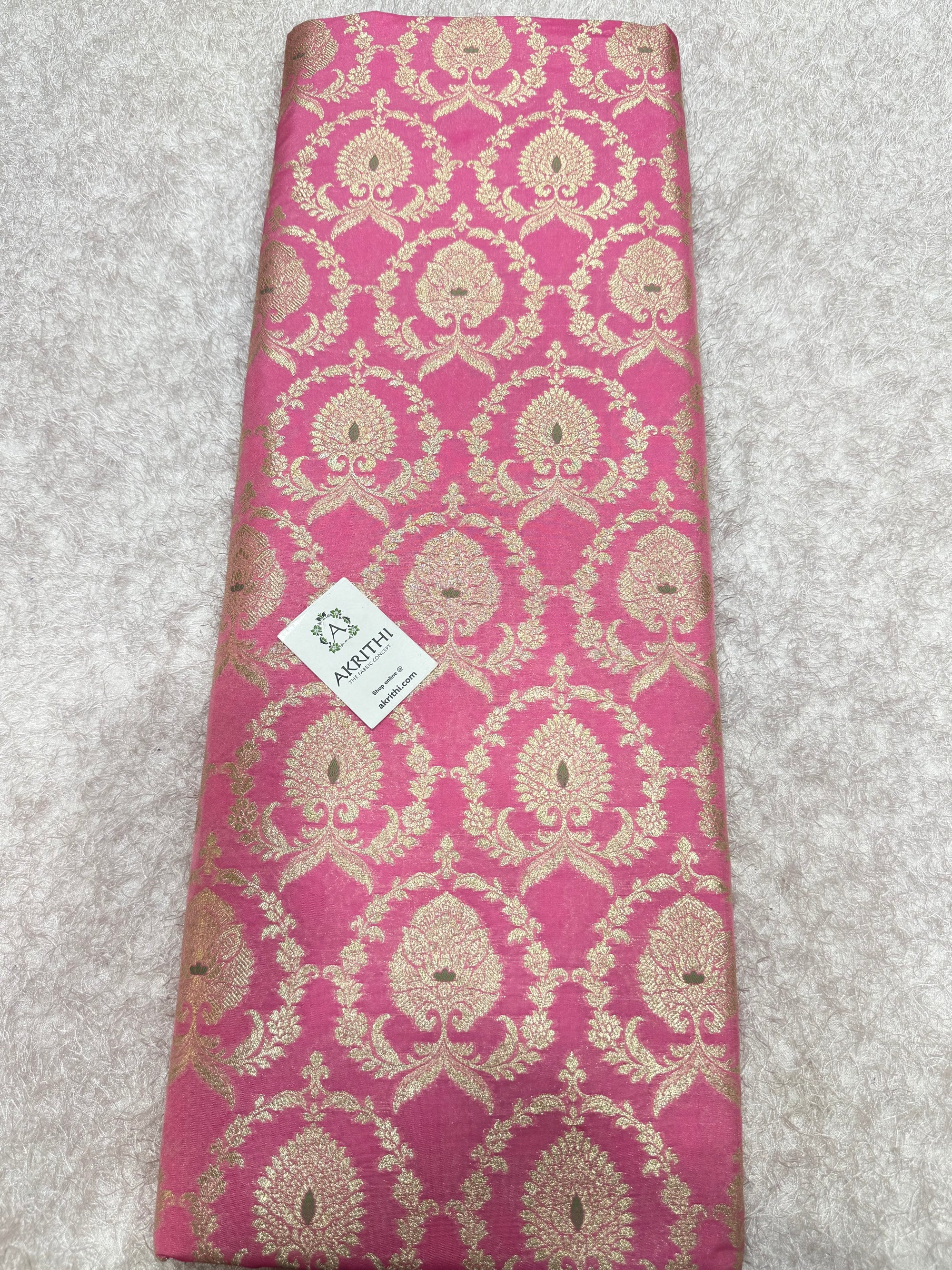 Pure Banarasi brocade fabric