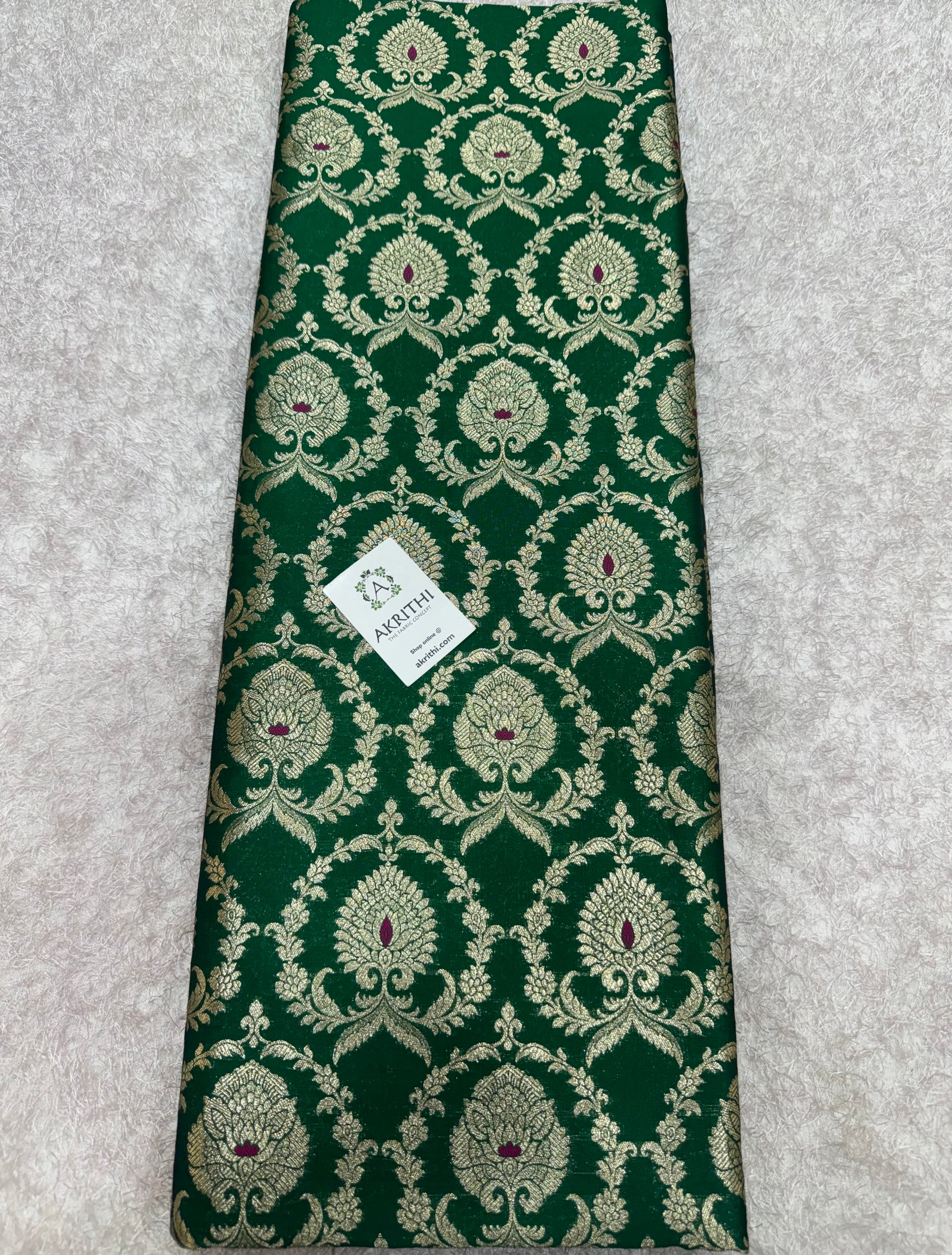 Pure Banarasi brocade fabric