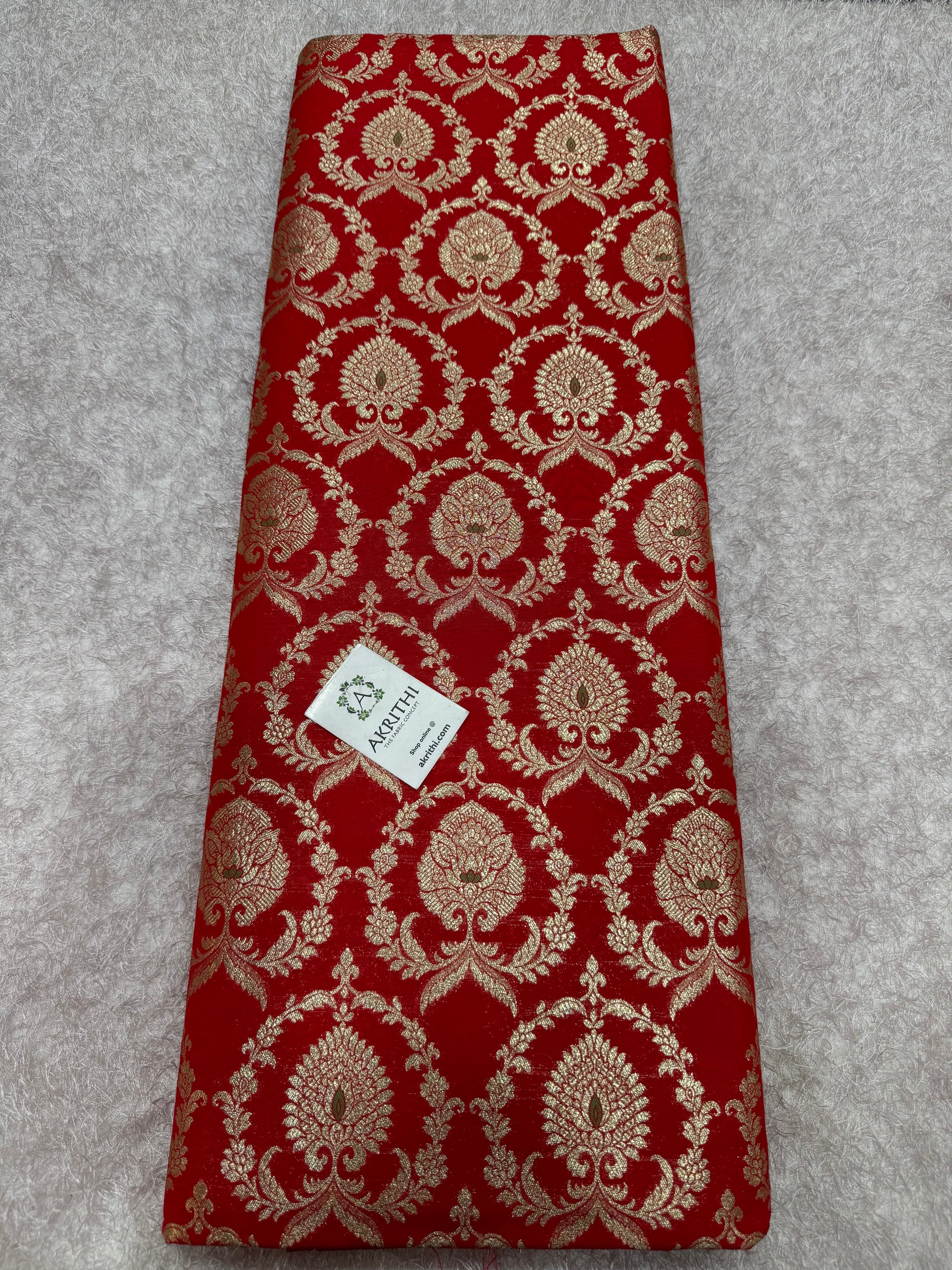 Pure Banarasi brocade fabric