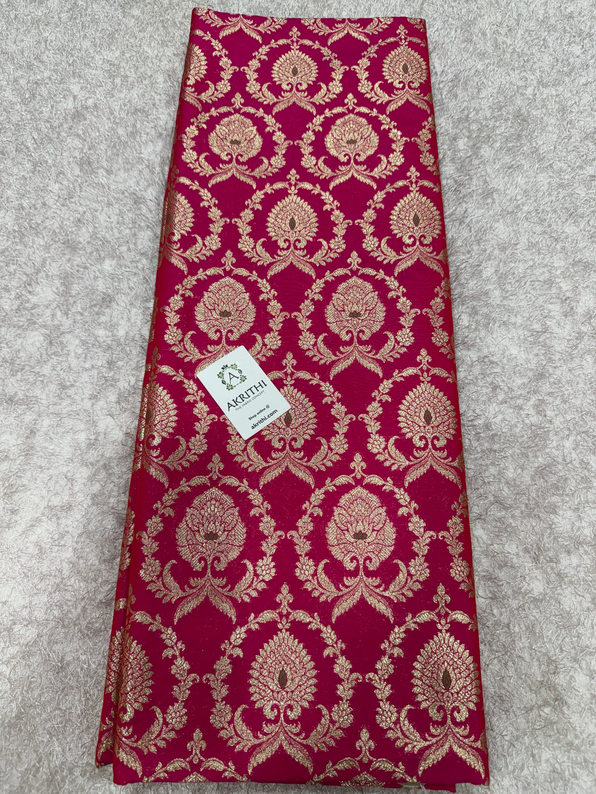 Pure Banarasi brocade fabric