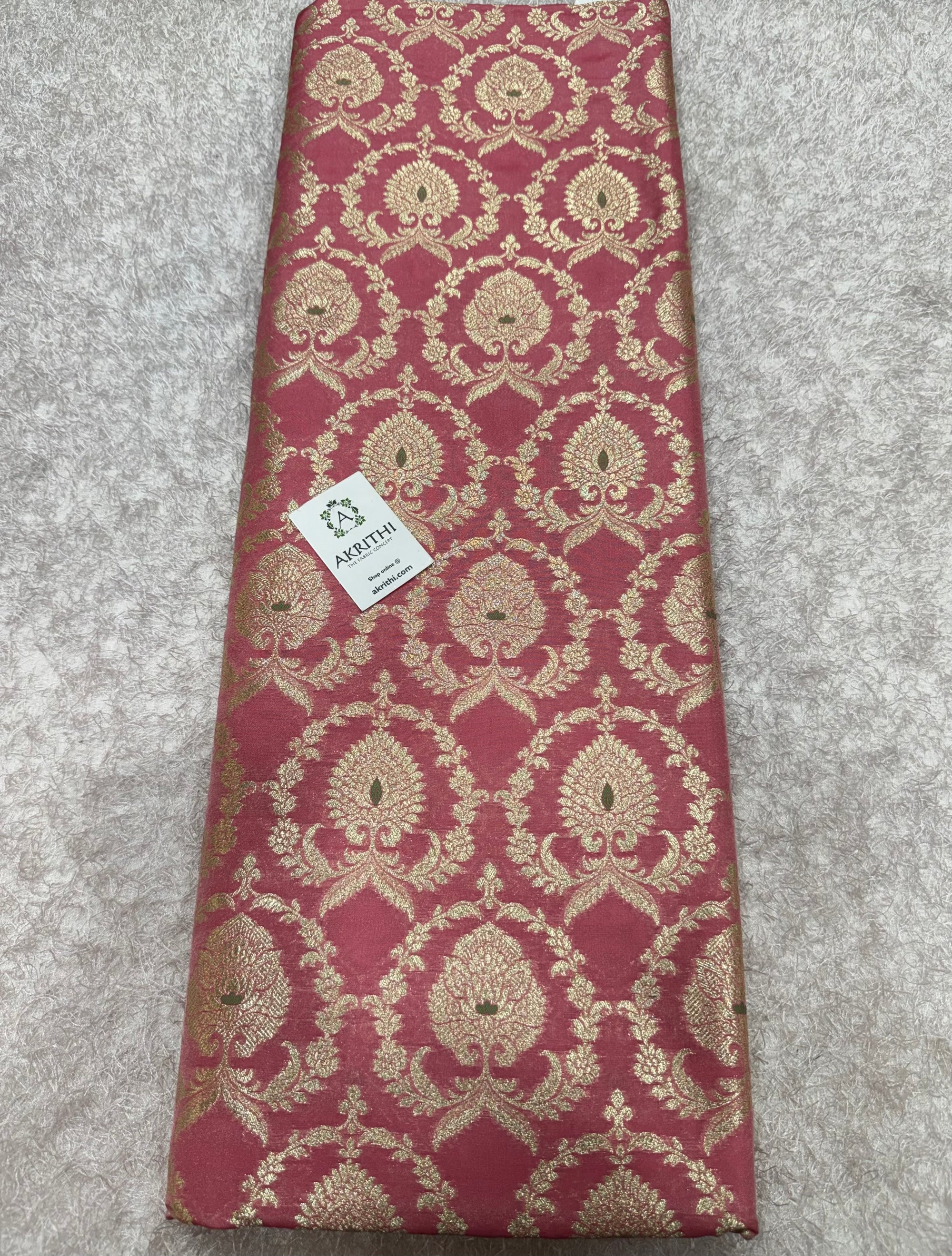 Pure Banarasi brocade fabric