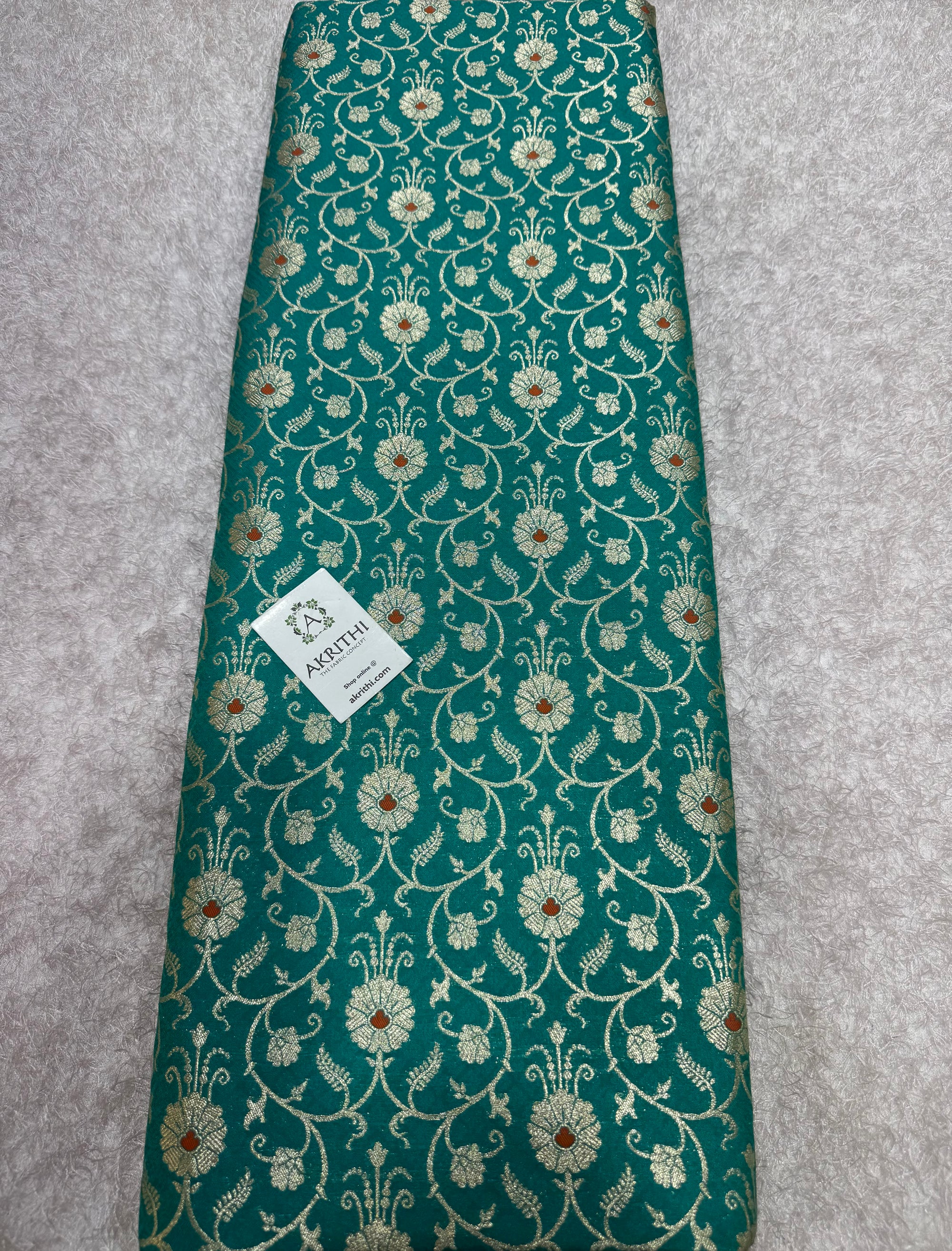 Pure Banarasi brocade fabric