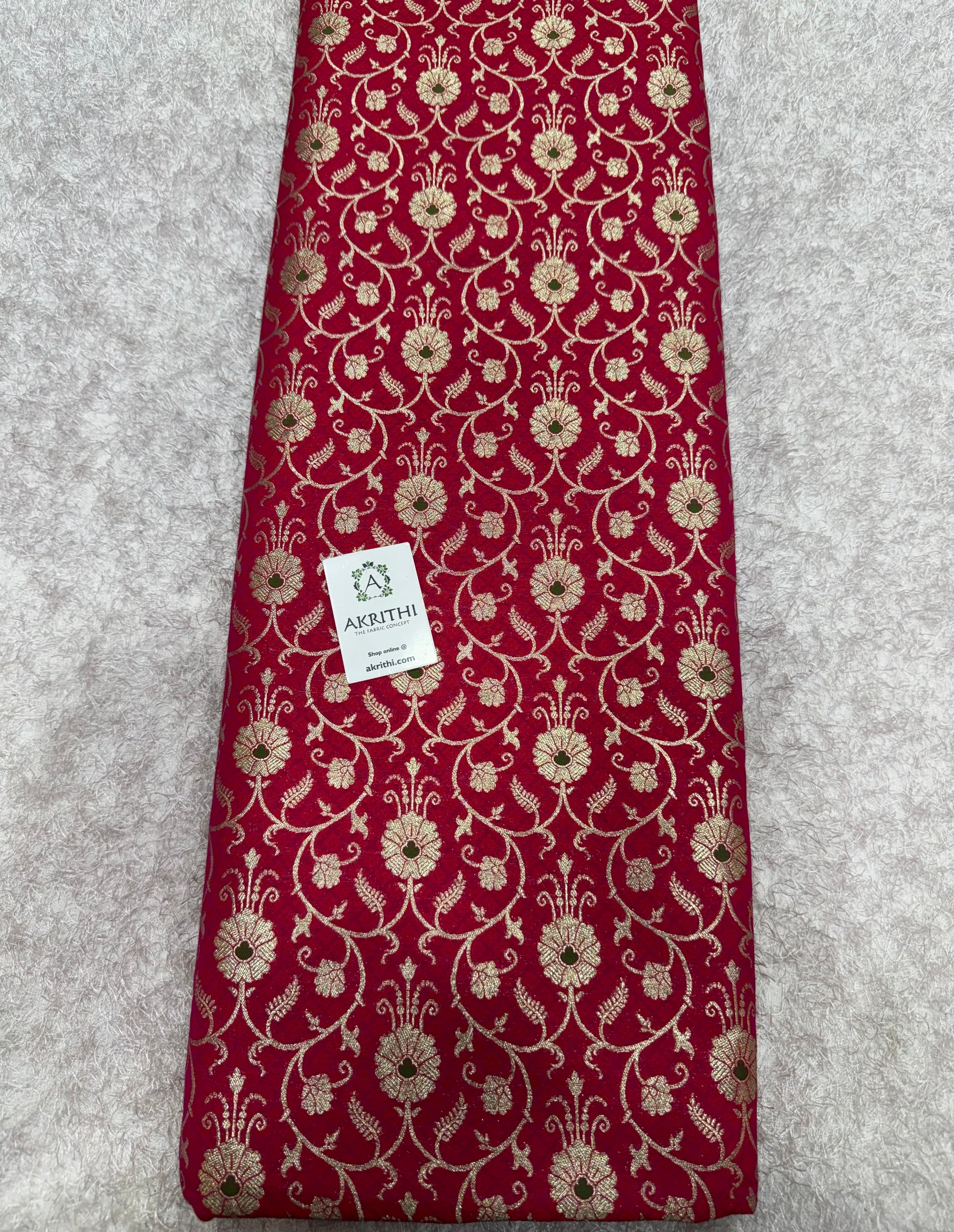 Pure Banarasi brocade fabric
