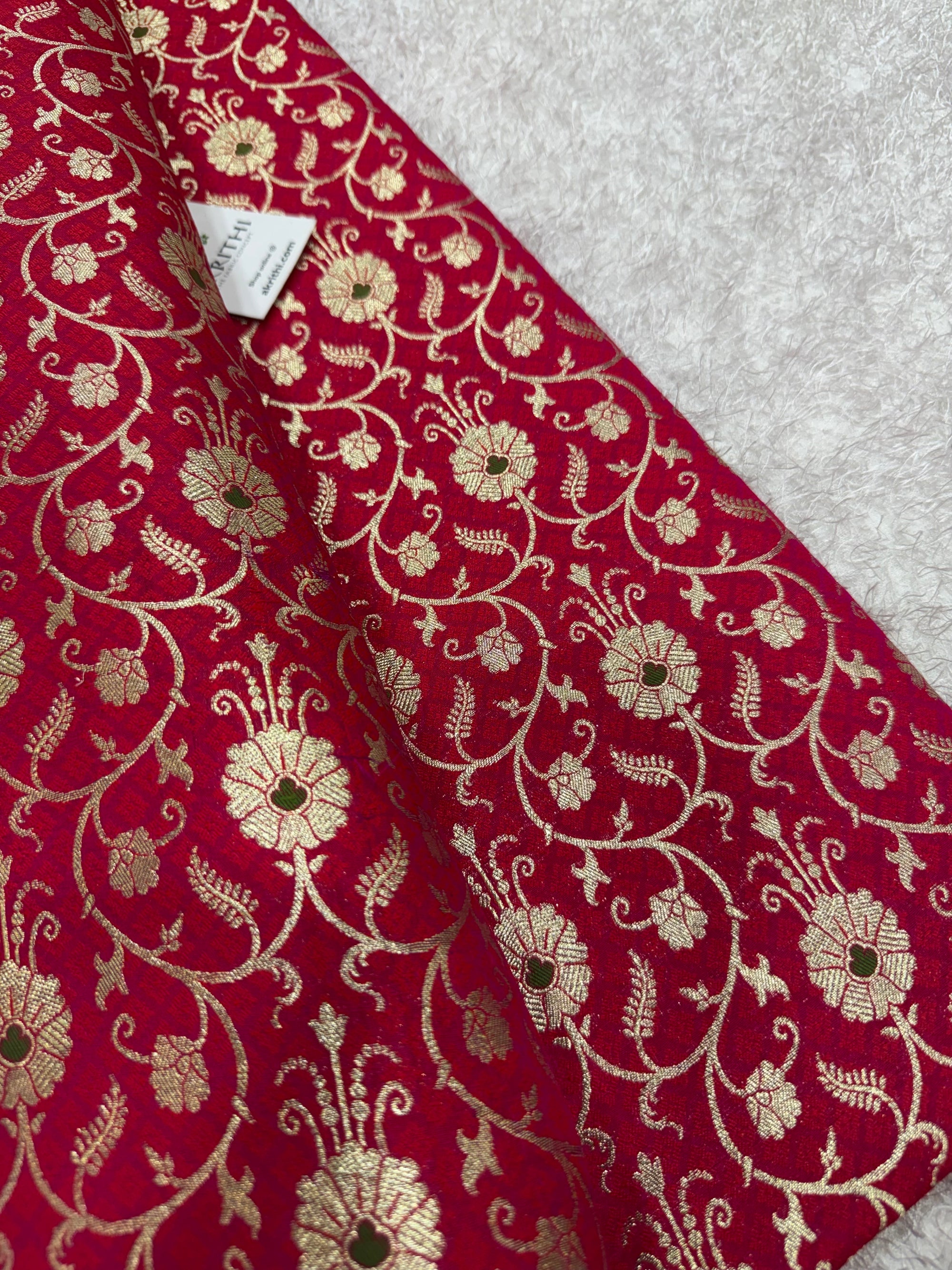 Pure Banarasi brocade fabric