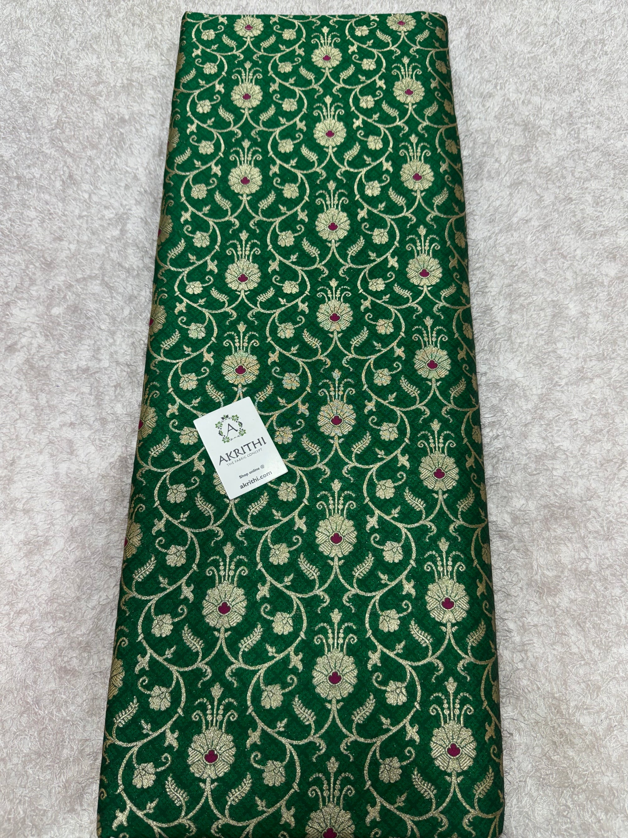 Pure Banarasi brocade fabric