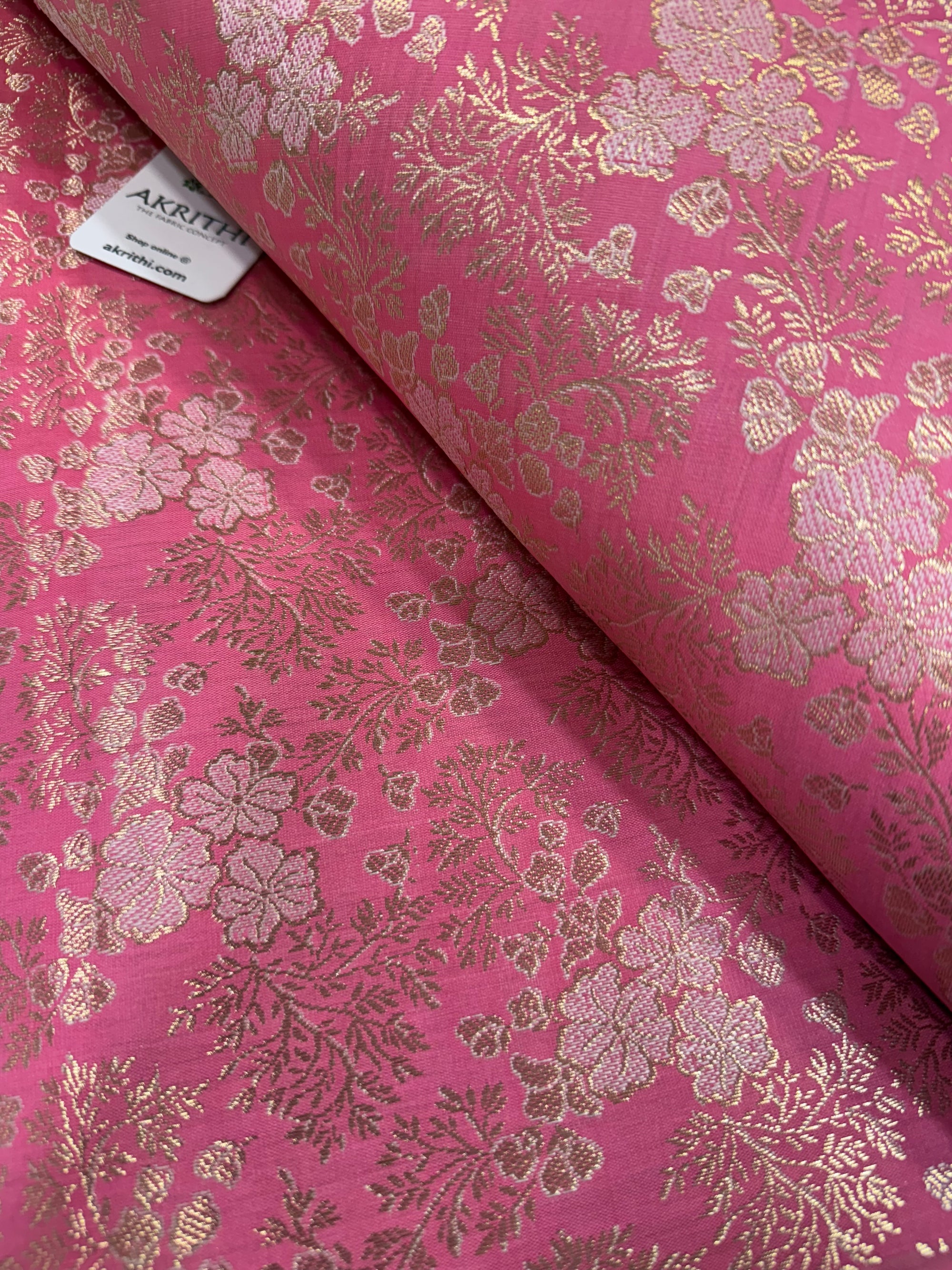 Pure Banarasi brocade fabric