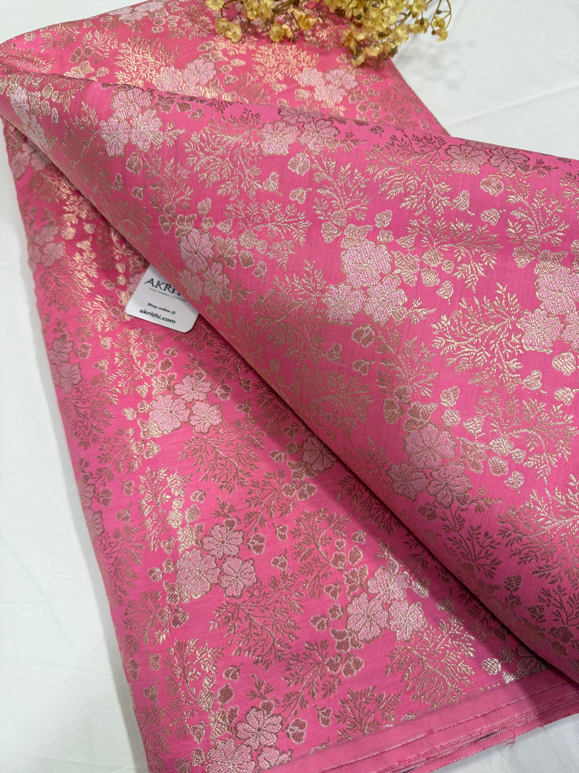 Pure Banarasi brocade fabric