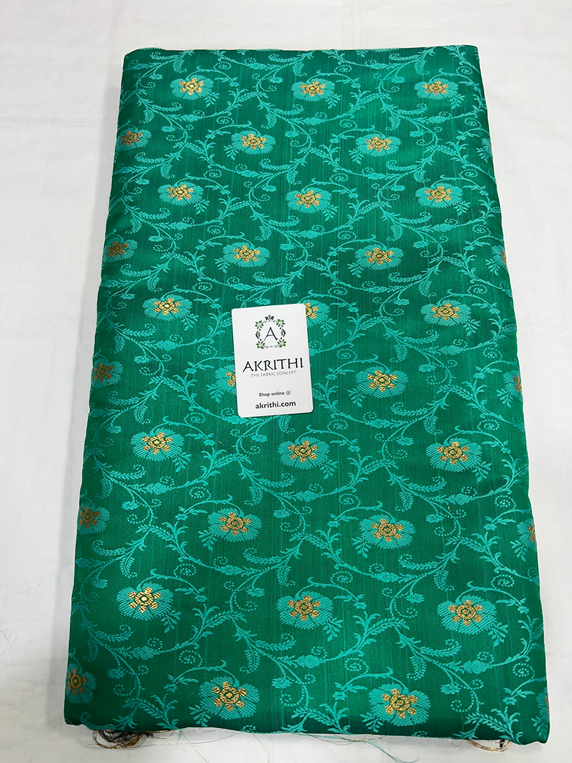 Pure Banarasi brocade fabric