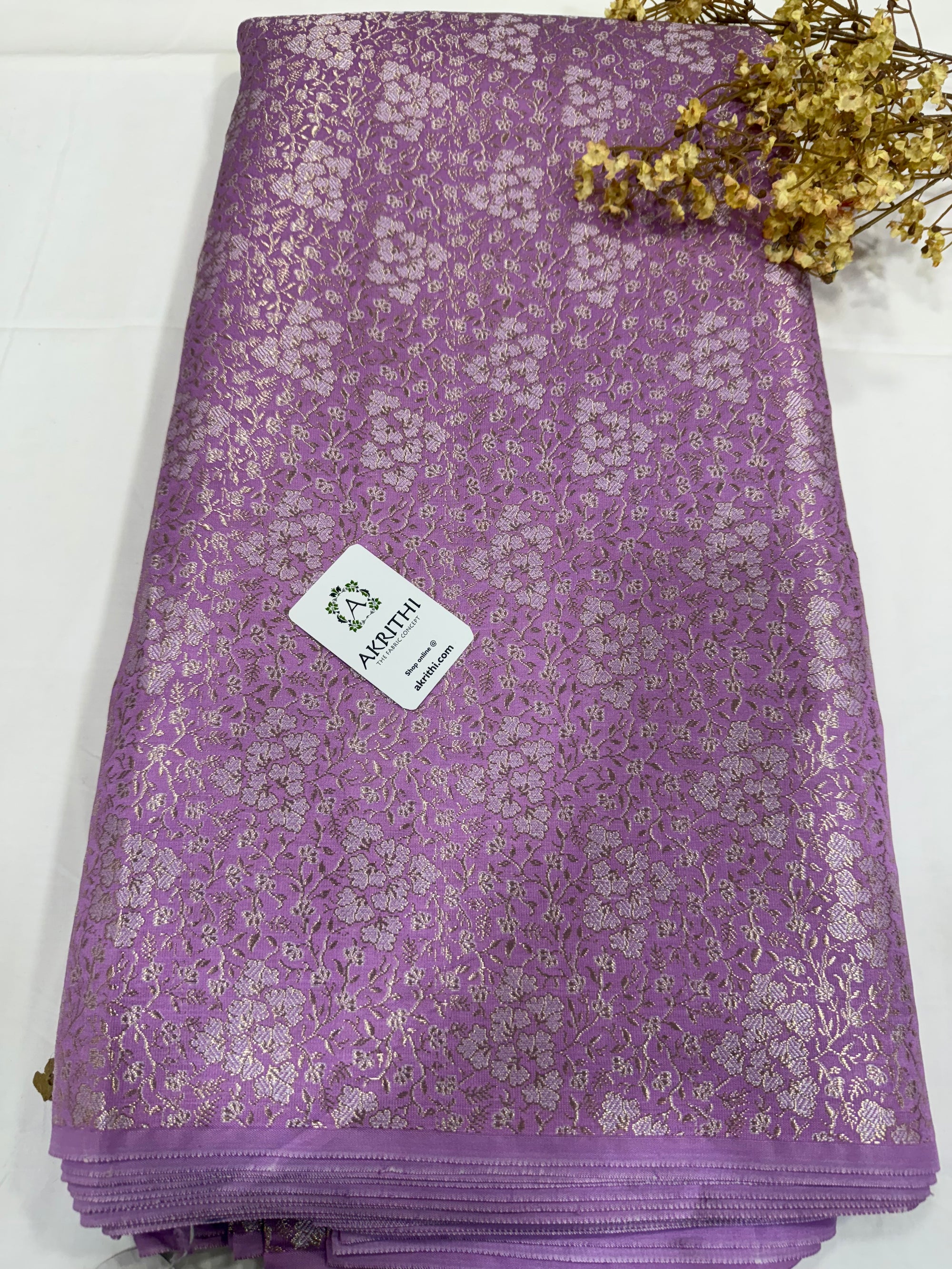 Pure Banarasi brocade fabric
