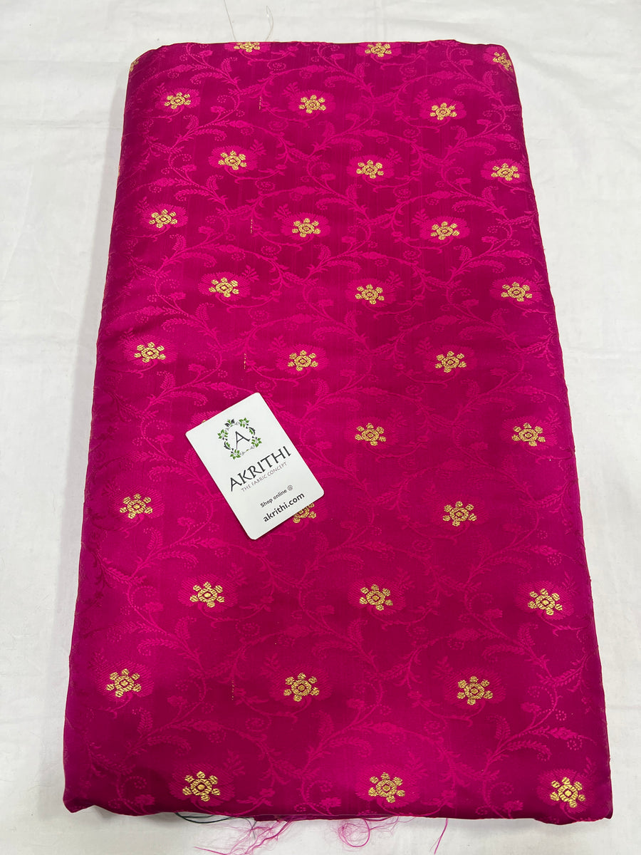 Pure Banarasi brocade fabric