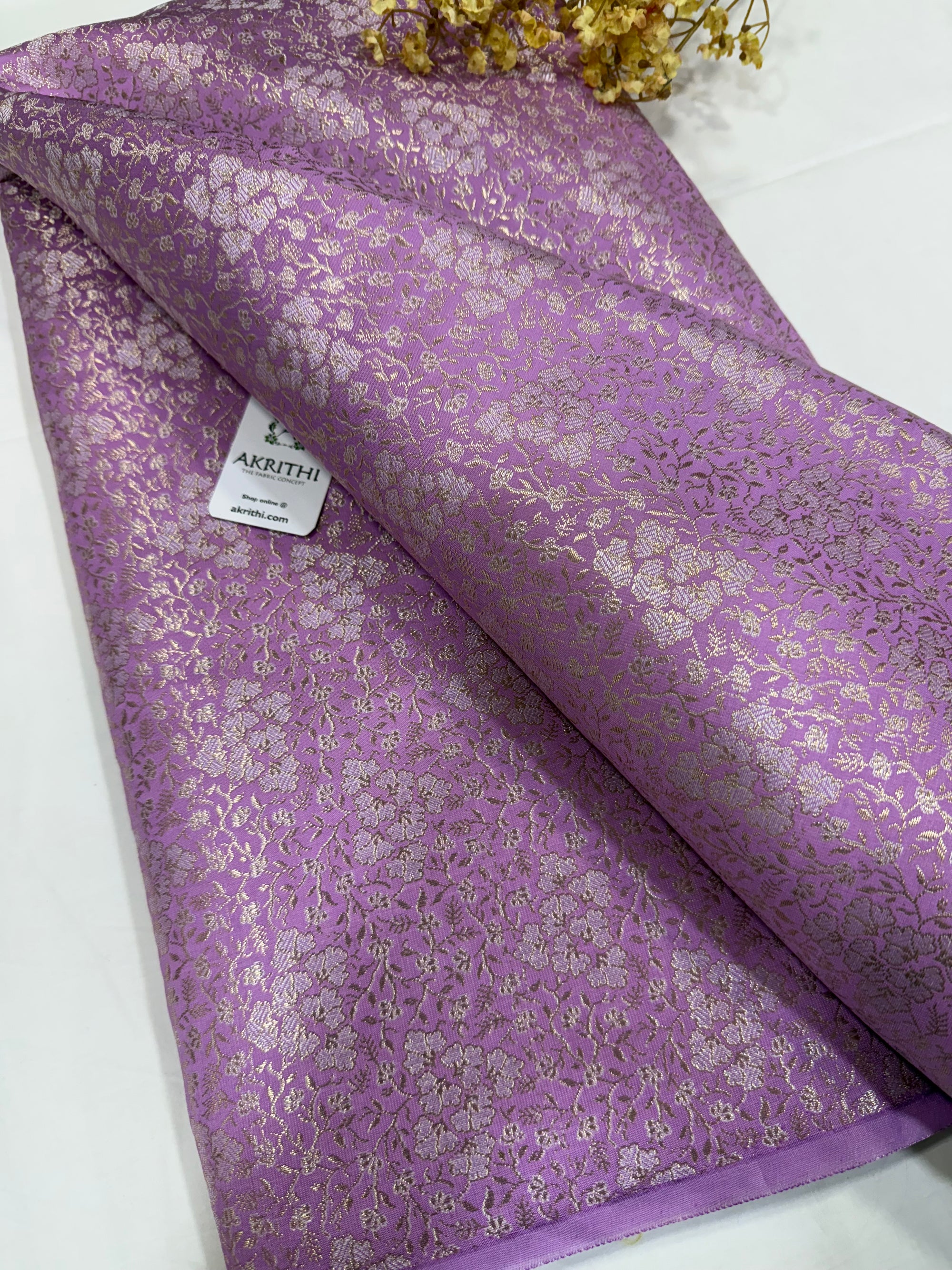 Pure Banarasi brocade fabric