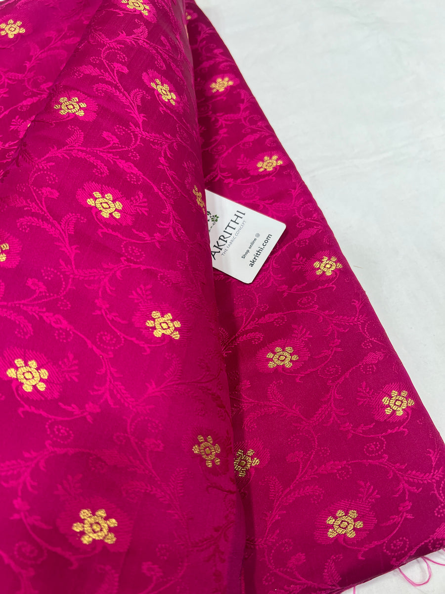 Pure Banarasi brocade fabric