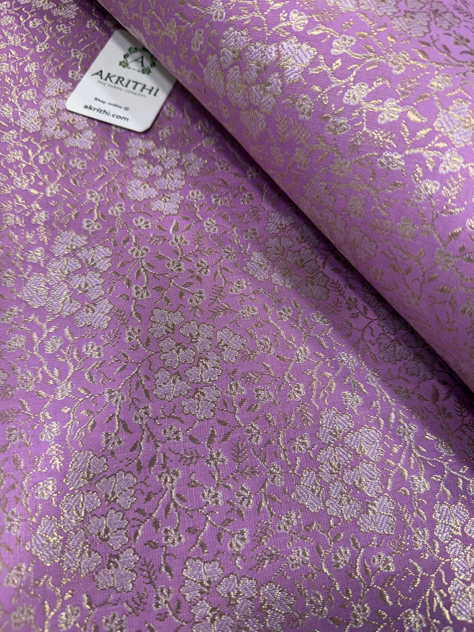 Pure Banarasi brocade fabric