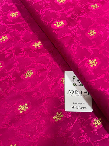 Pure Banarasi brocade fabric