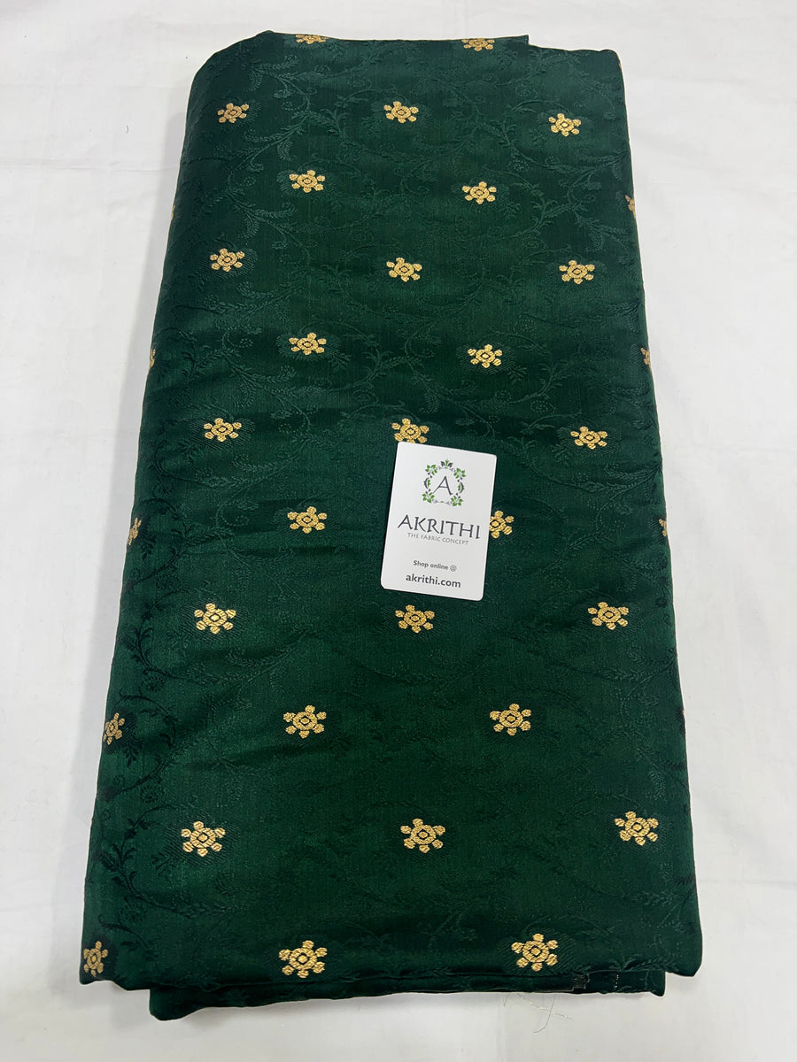 Pure Banarasi brocade fabric