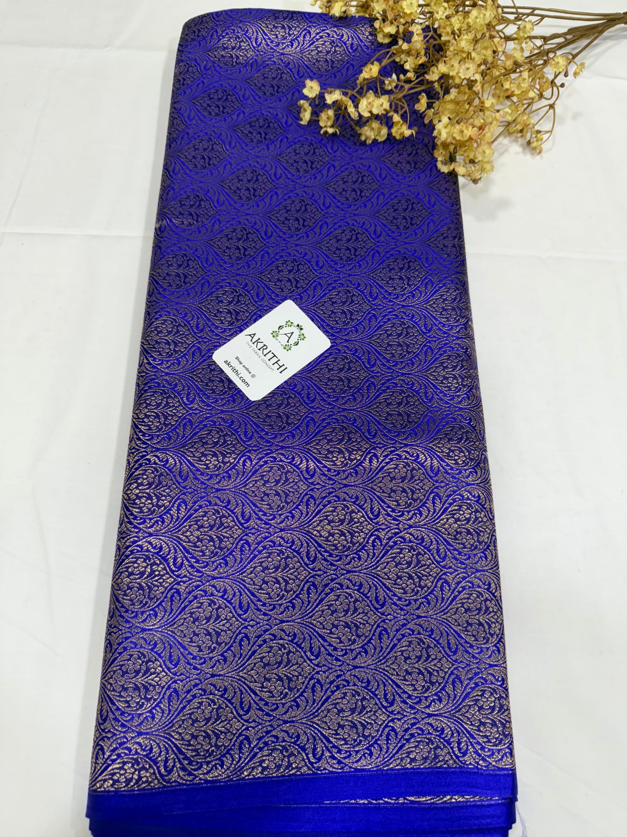 Pure Banarasi brocade fabric