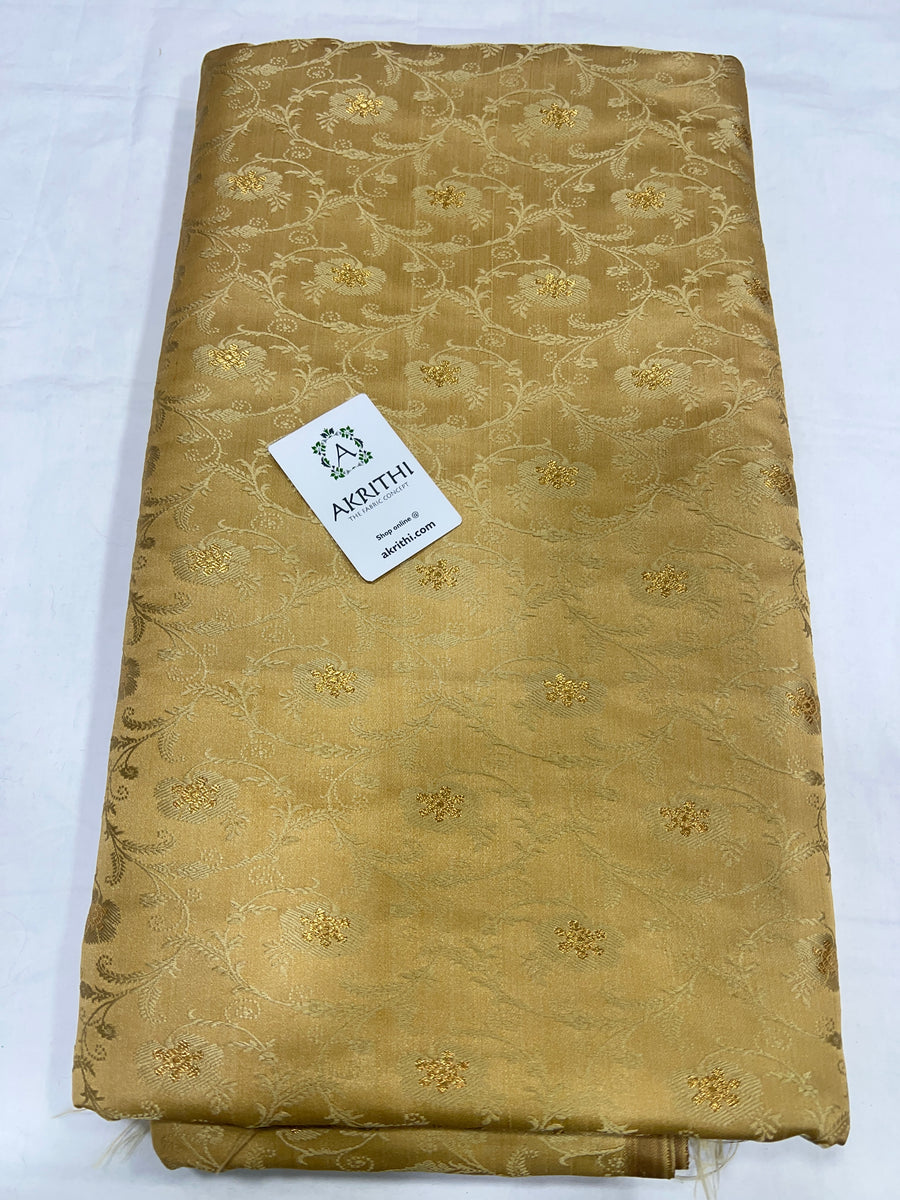 Pure Banarasi brocade fabric