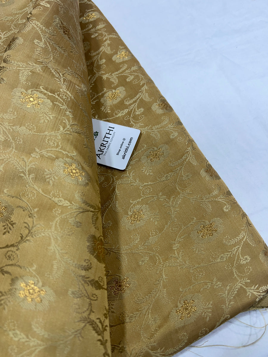 Pure Banarasi brocade fabric