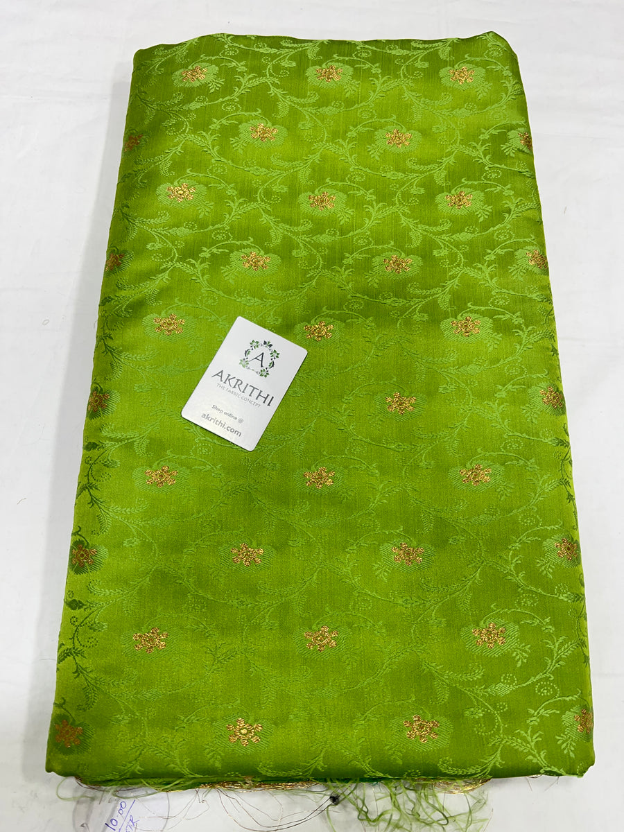 Pure Banarasi brocade fabric