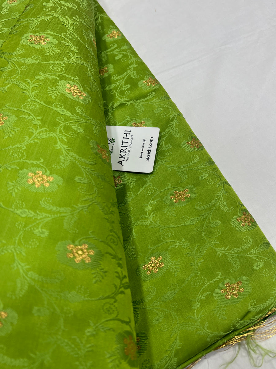 Pure Banarasi brocade fabric