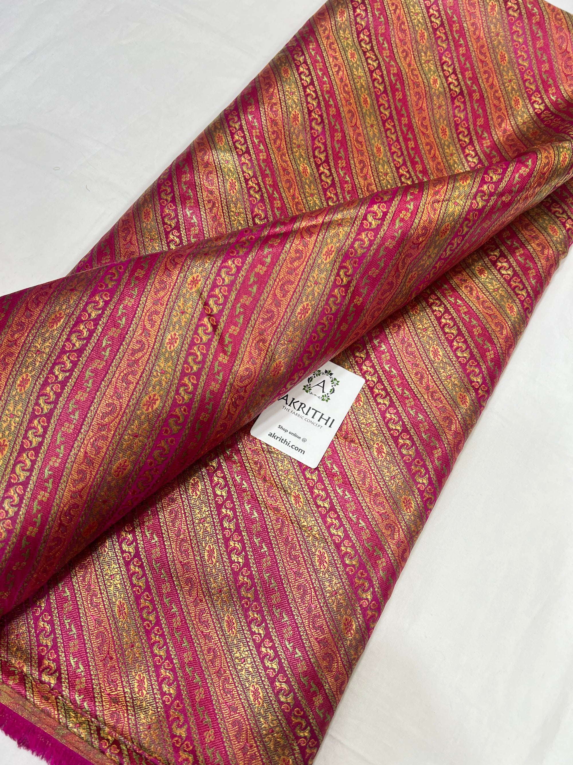 Pure Banarasi brocade fabric