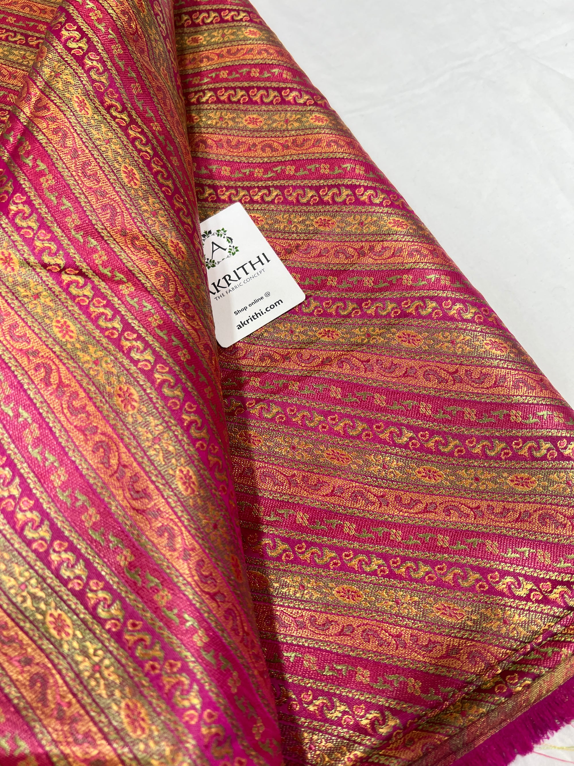 Pure Banarasi brocade fabric