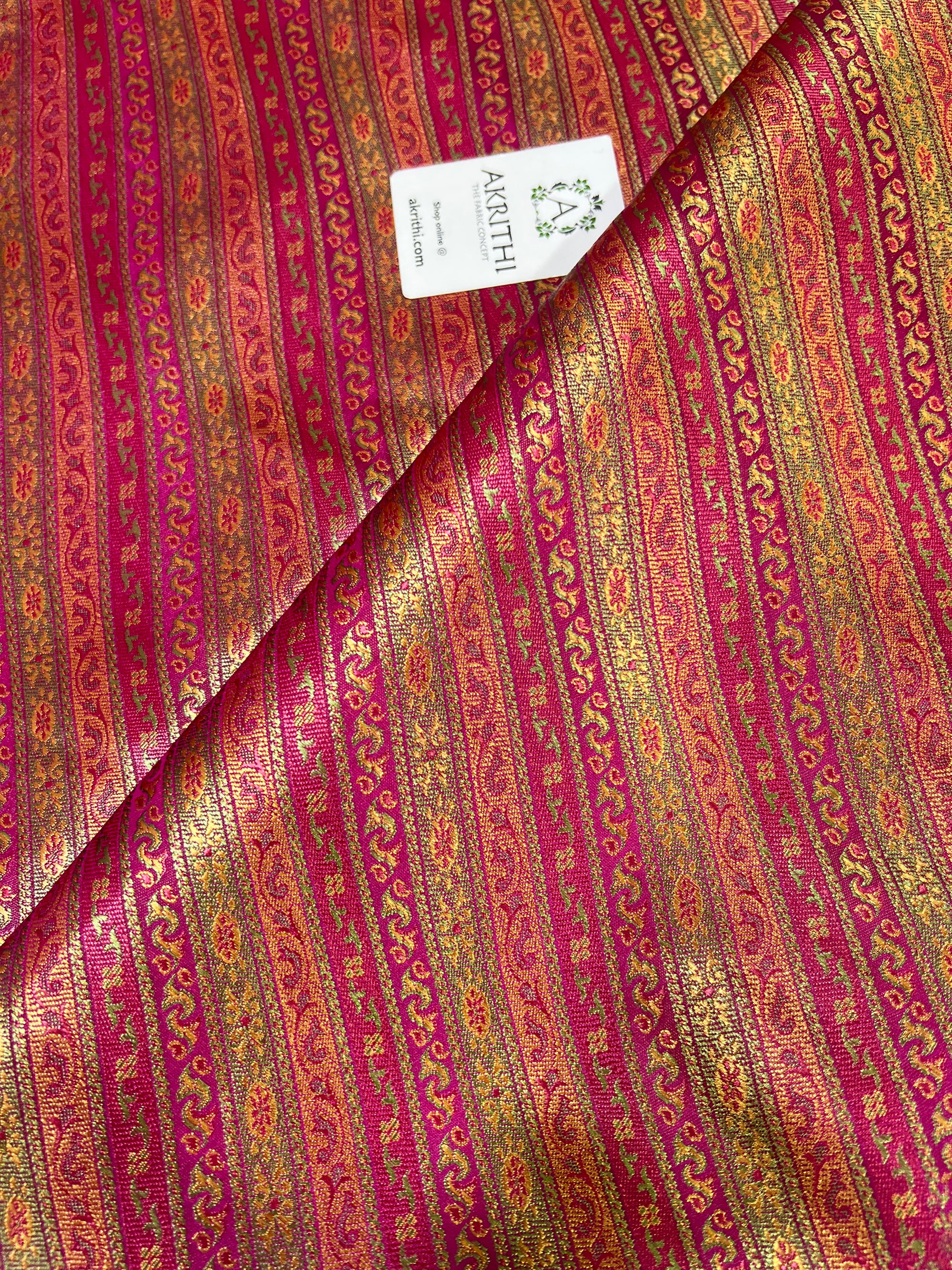 Pure Banarasi brocade fabric