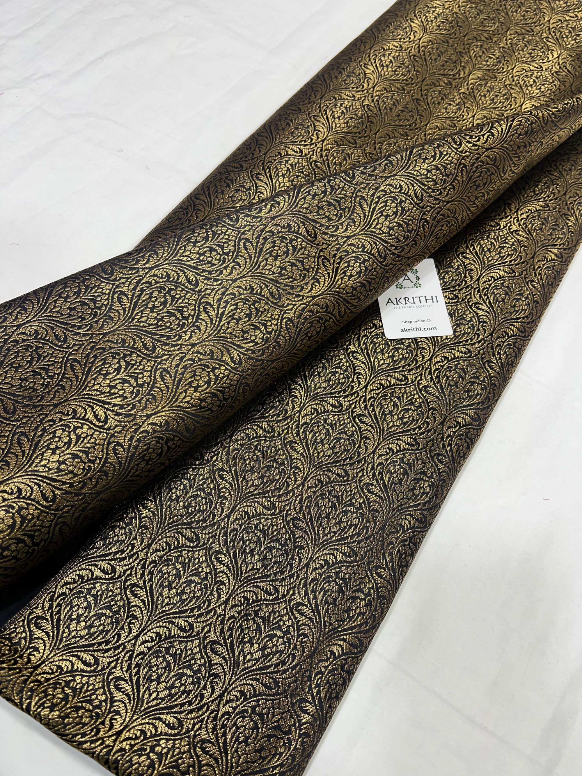 Pure Banarasi brocade fabric