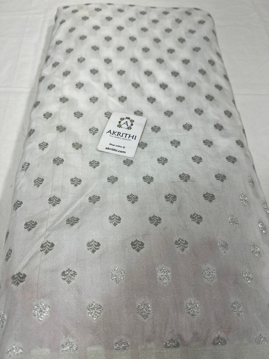 Dyeable banarasi katan silk fabric