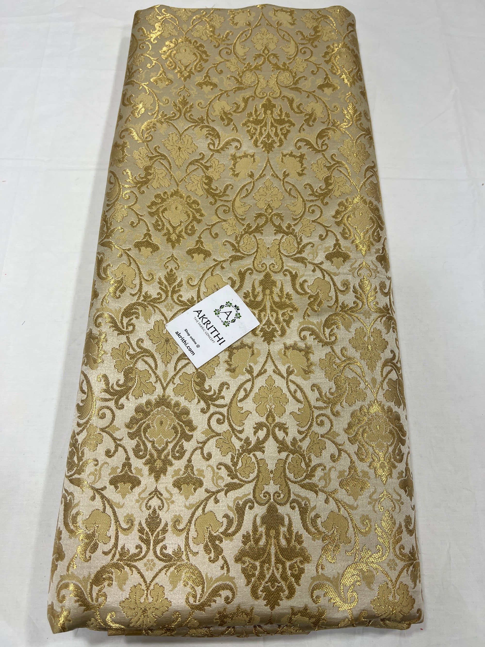 Pure Banarasi brocade fabric